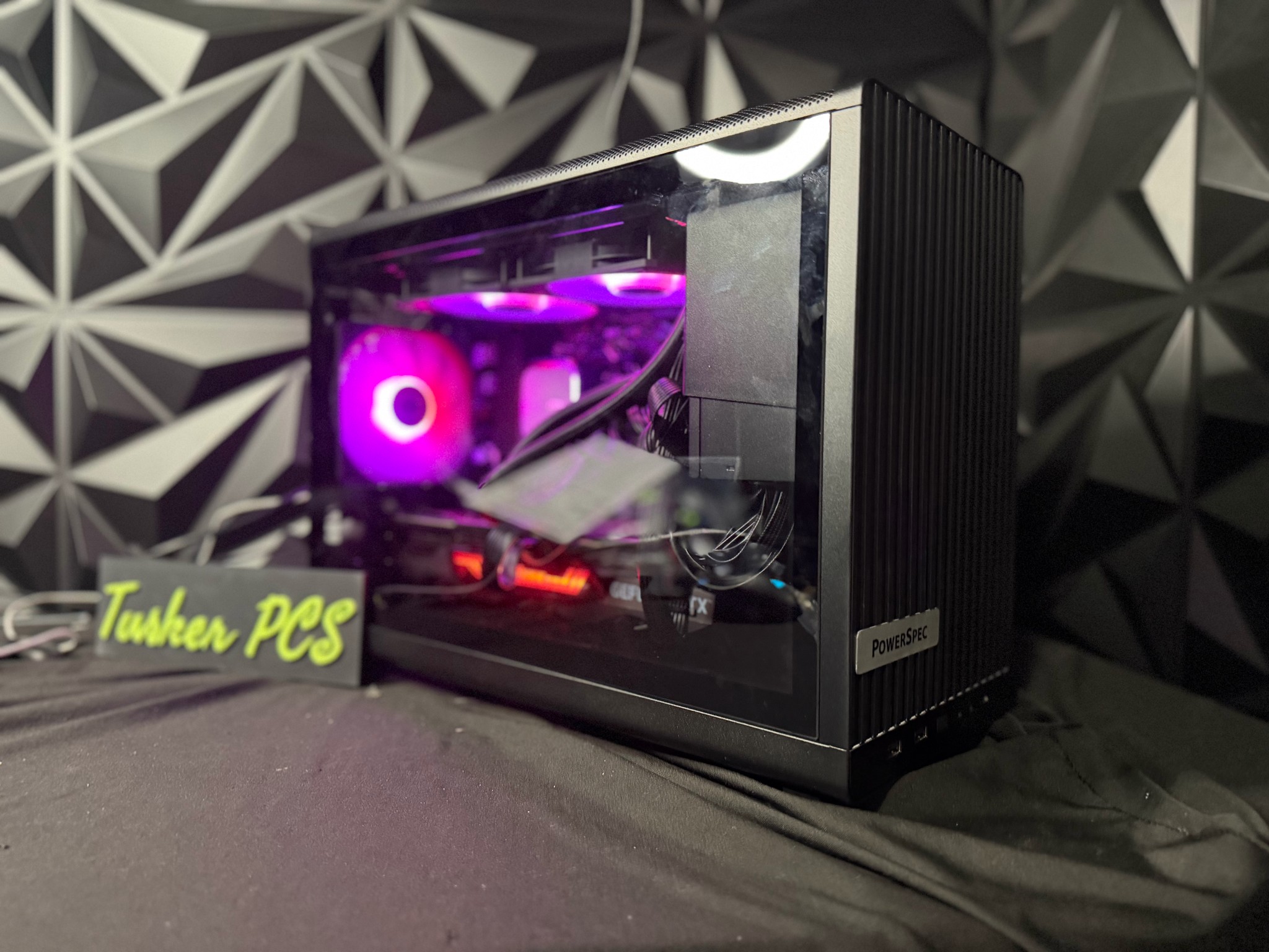 🌑⚡ ZERO DARK 7580 ⚡🌑 Ryzen 5 7500X3D| RTX 3080| 16 GB DDR5| 1.25 TB Nvme| 750W PSU