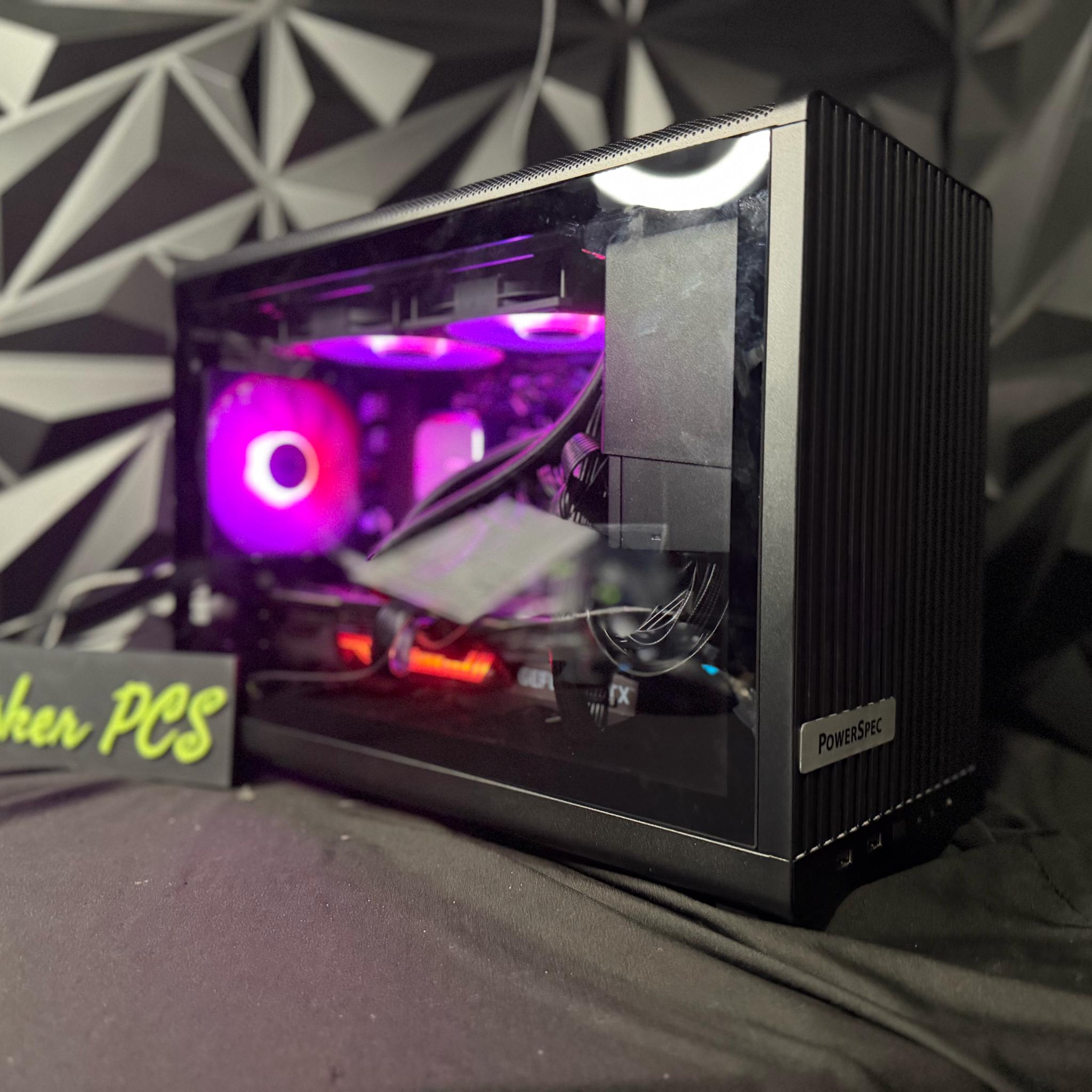 🌑⚡ ZERO DARK 7580 ⚡🌑 Ryzen 5 7500X3D| RTX 3080| 16 GB DDR5| 1.25 TB Nvme| 750W PSU