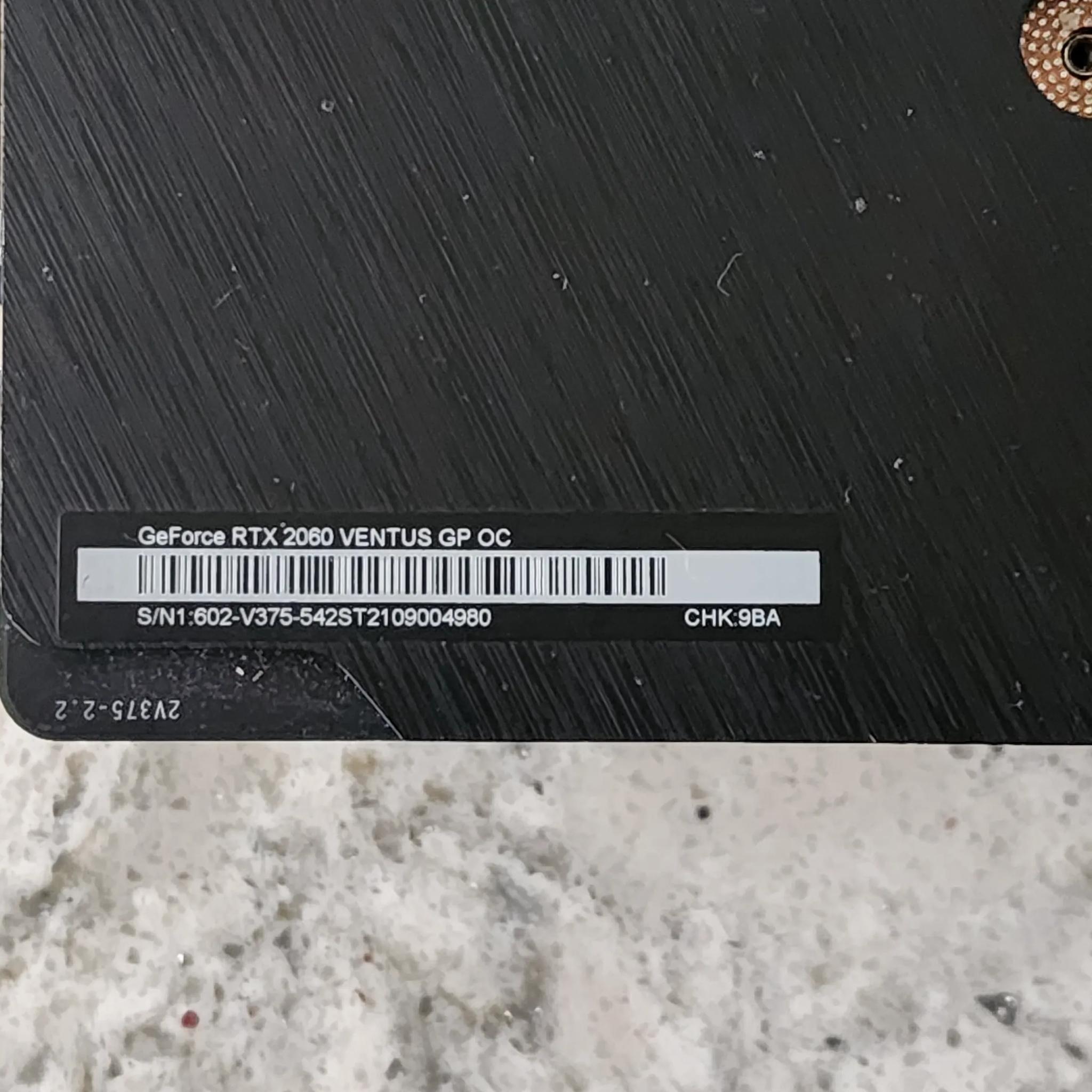MSI RTX 2060 VENTUS GP OC 6GB GDDR6 – DLSS, Hardware Ray Tracing
