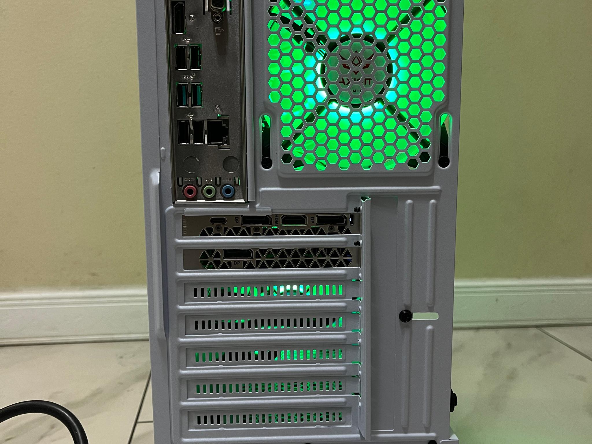 Intel i3-12100, RTX 2070, 16GB RAM, 1TB SSD, High FPS Gaming PC w/ Wi-Fi + Bluetooth & RGB Remote