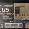 SeaSonic Focus GM-650 650W Semi-Modular 80 PLUS Gold ATX Desktop Power Supply SSR-650FM