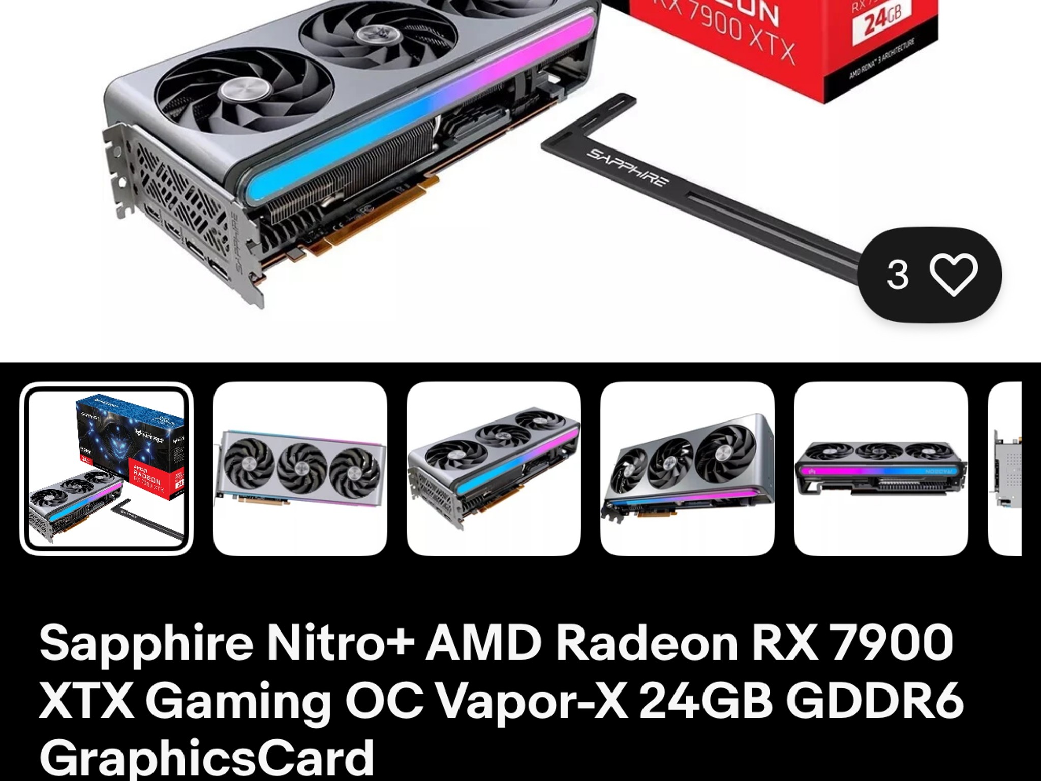 Sapphire NITRO+ Radeon RX 7900 XTX