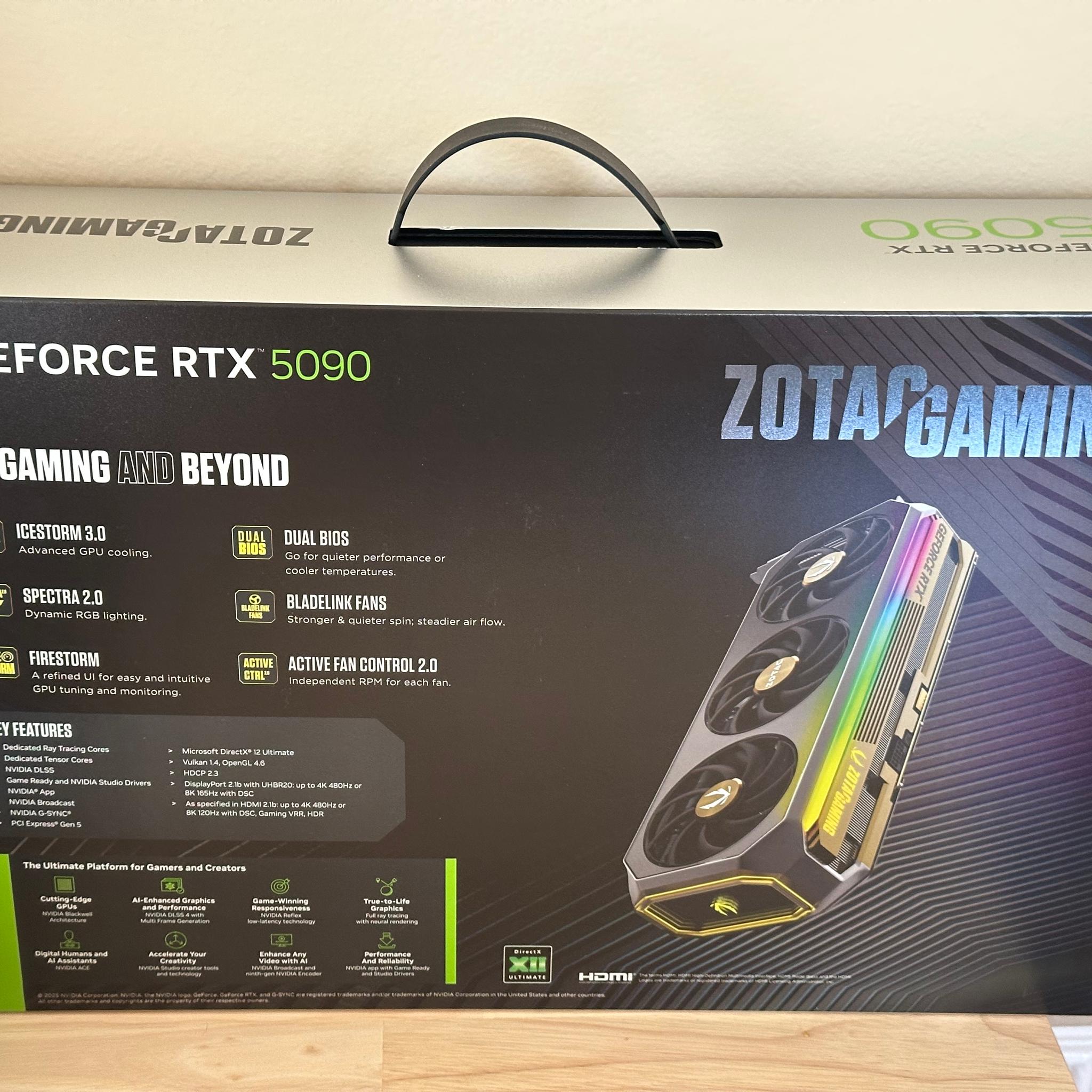 ZOTAC RTX 5090 AMP Extreme INFINITY 32 GB