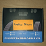 White and Grey PSU Extension Cable Kit