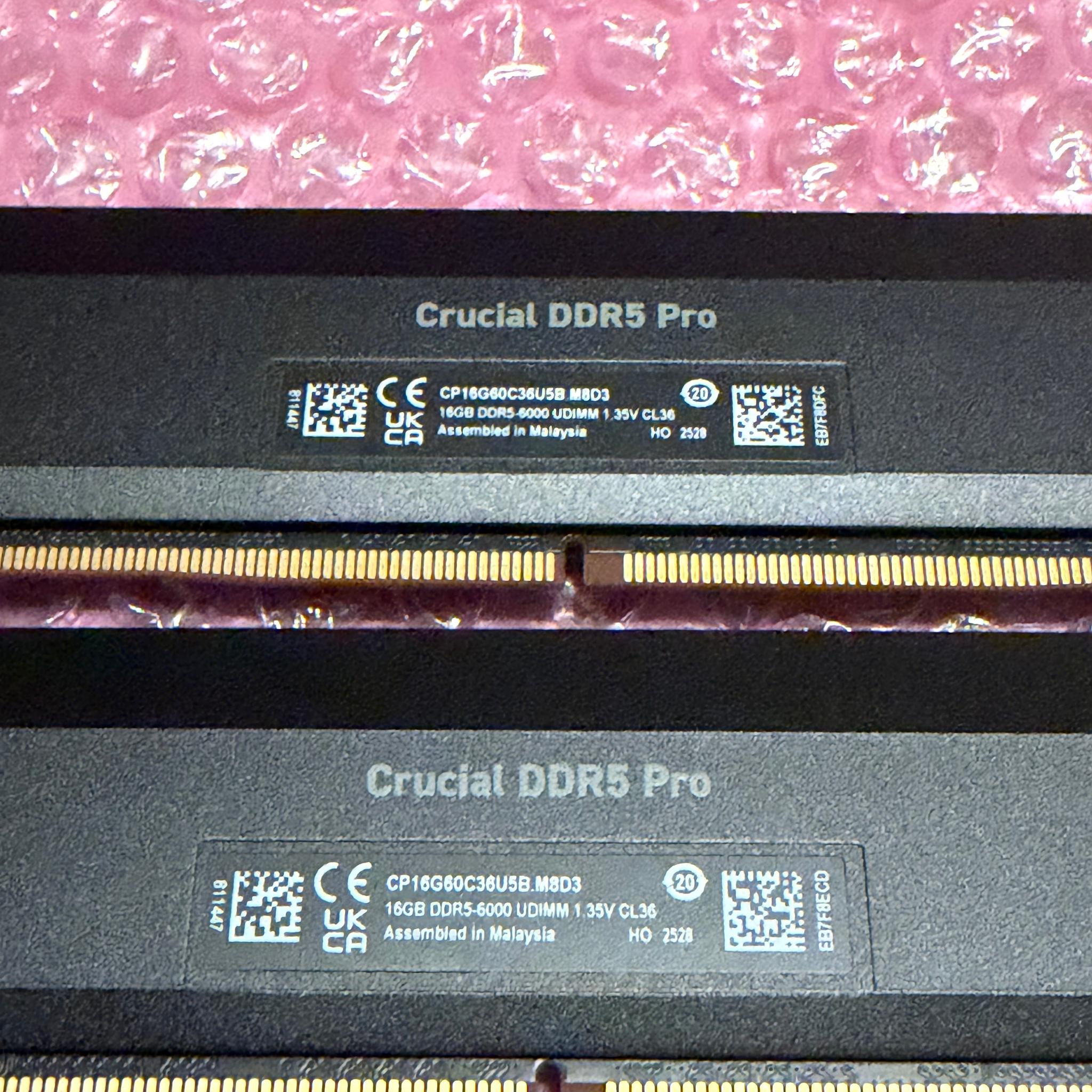 Crucial Pro Overclocking 32GB DDR5-6000 (2x16GB)