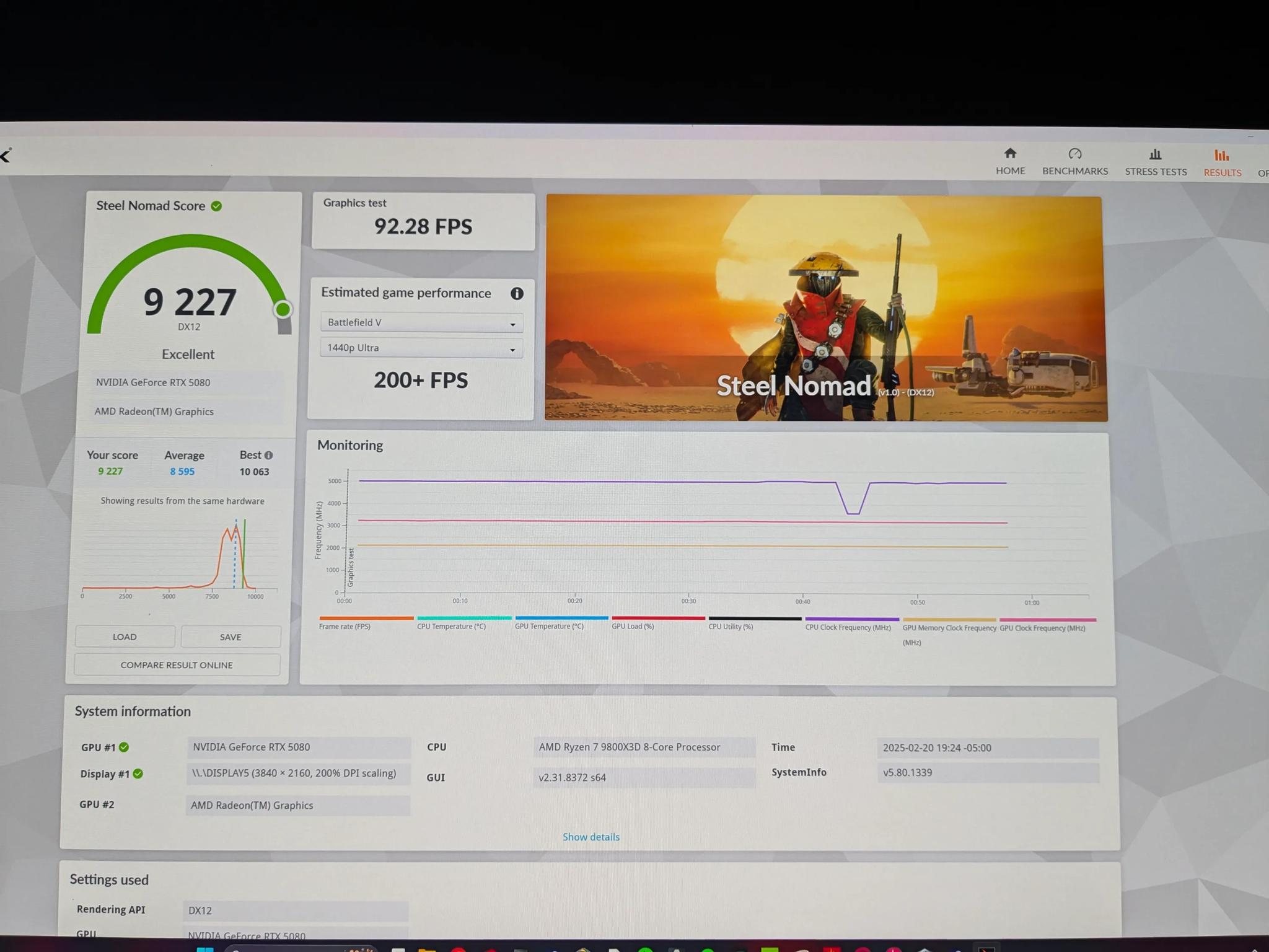 Nvidia RTX 5080 Msi Suprim liquid Soc edition