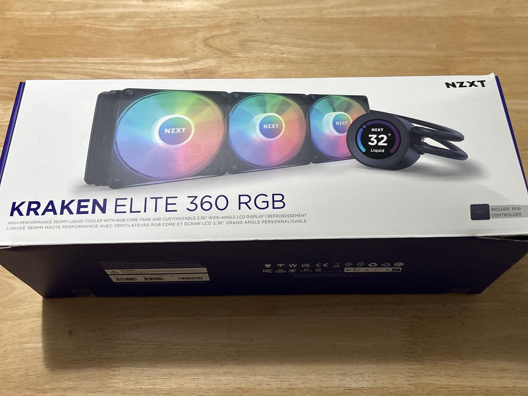NZXT KRAKEN ELITE 360 RGB BLACK