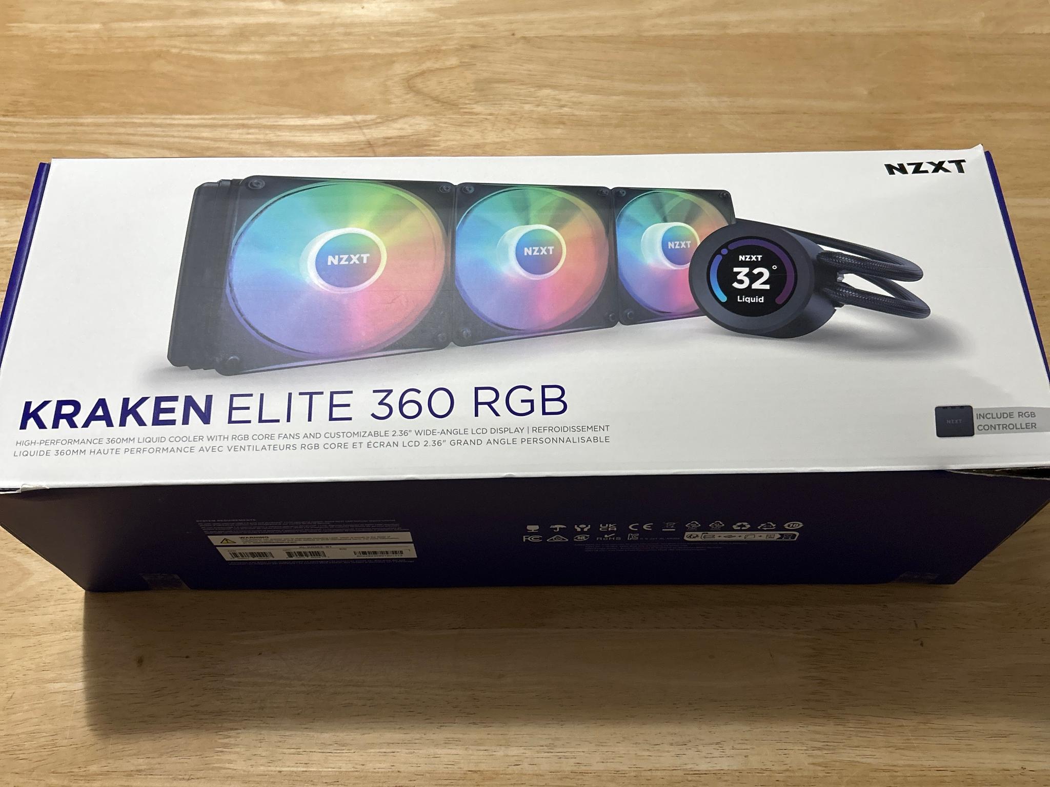 NZXT KRAKEN ELITE 360 RGB BLACK