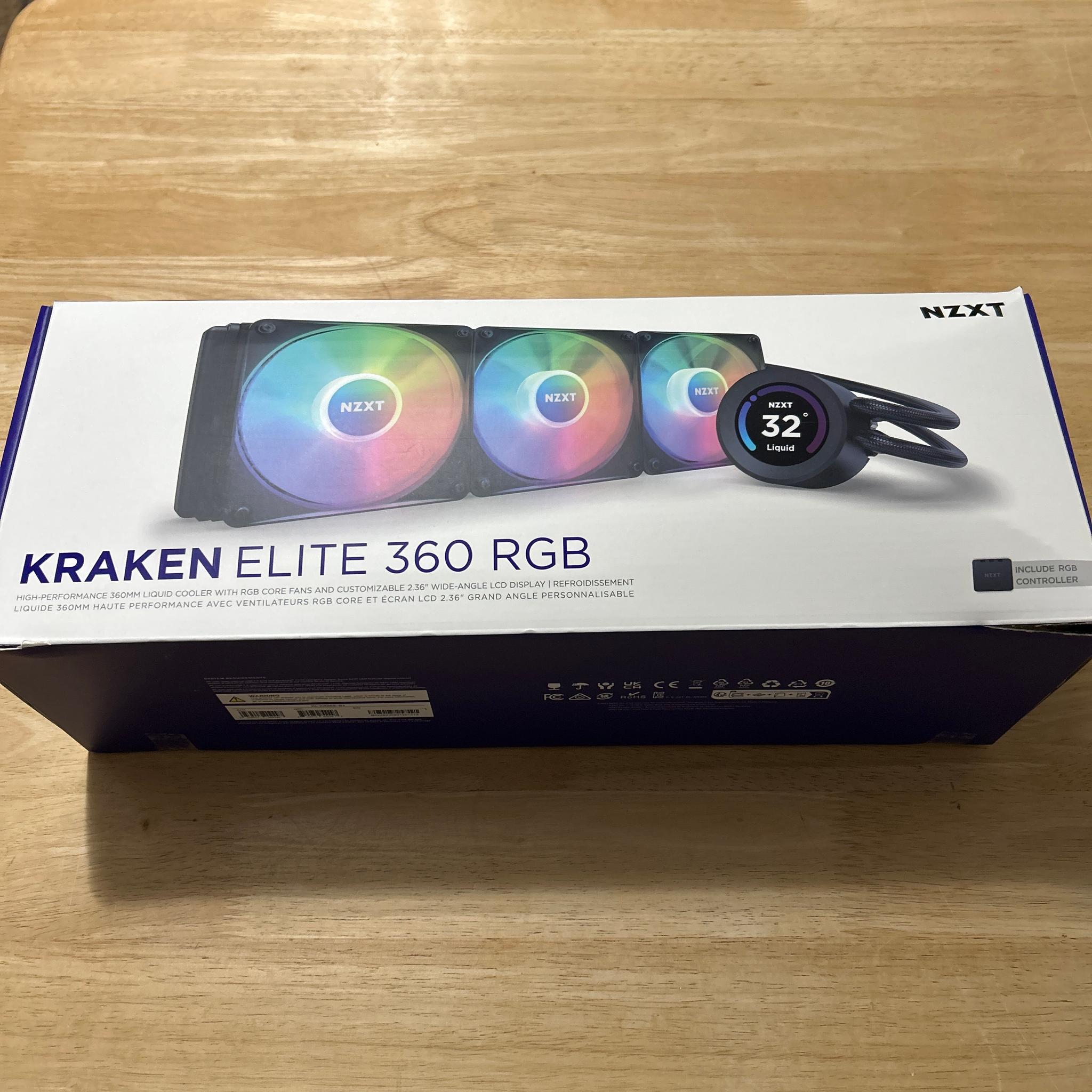 NZXT KRAKEN ELITE 360 RGB BLACK
