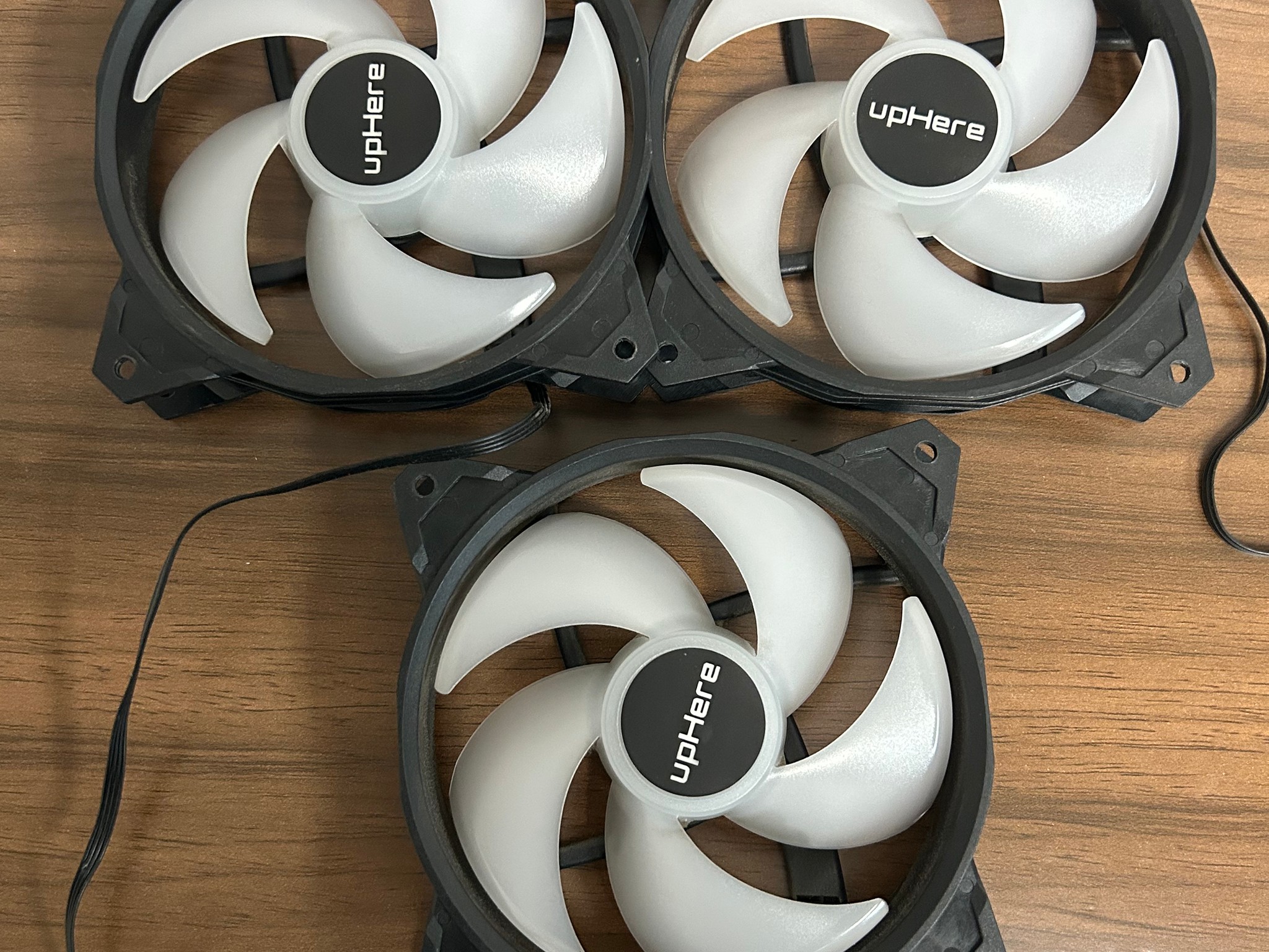 (3) RGB UpHere 120MM Case Fans