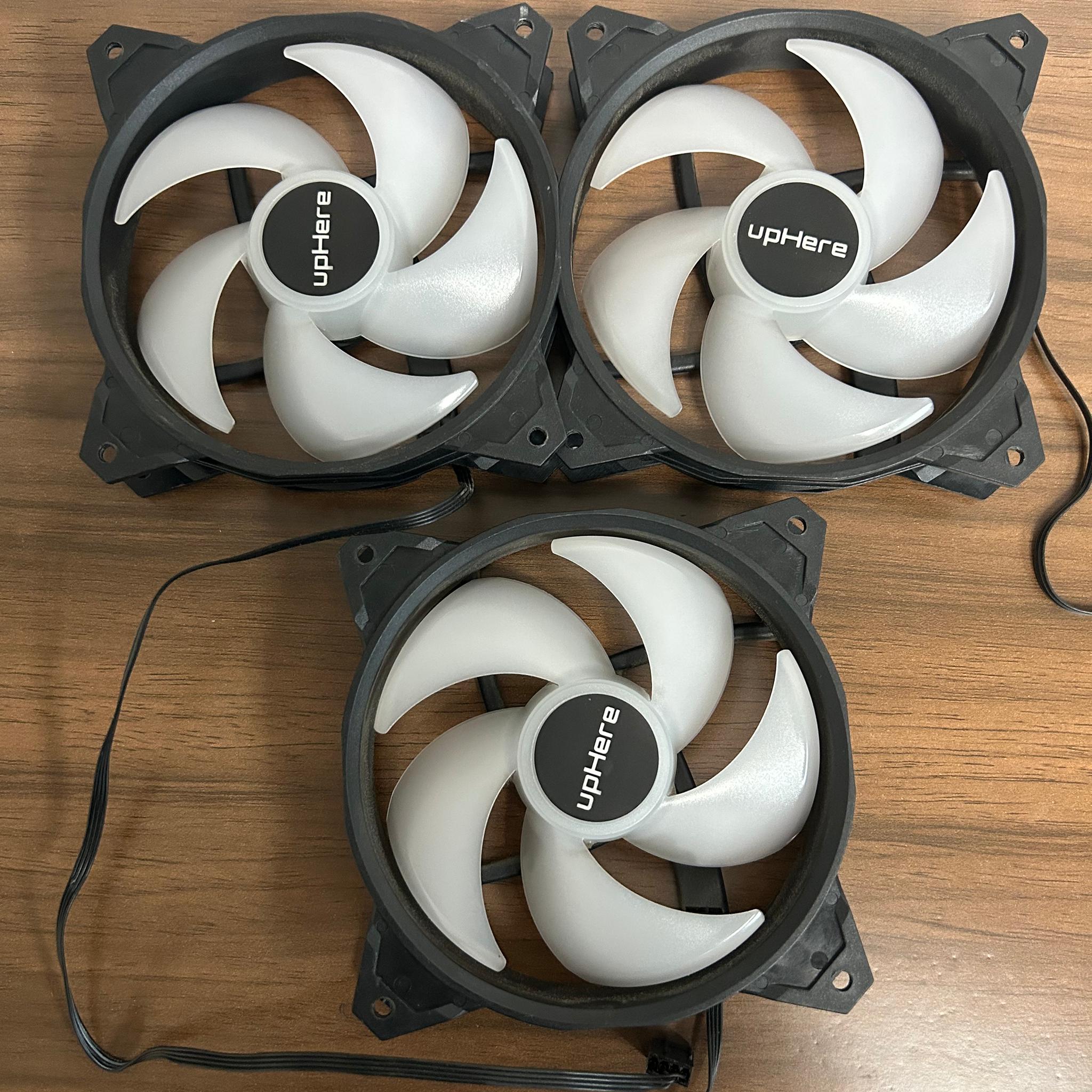 (3) RGB UpHere 120MM Case Fans