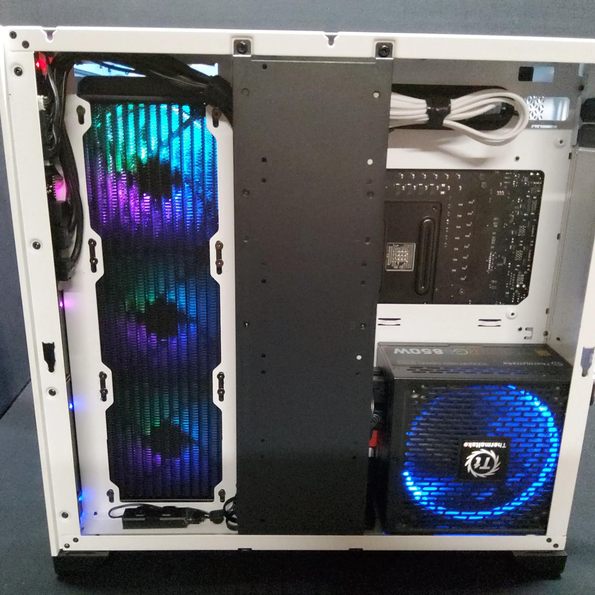 🌊WATERFORCE🌊3080 32GB RYZEN 7 5700X3D 3YR WARRANTY FULL LIQUID COOLING DUAL CHAMBER PHANTEC CASE