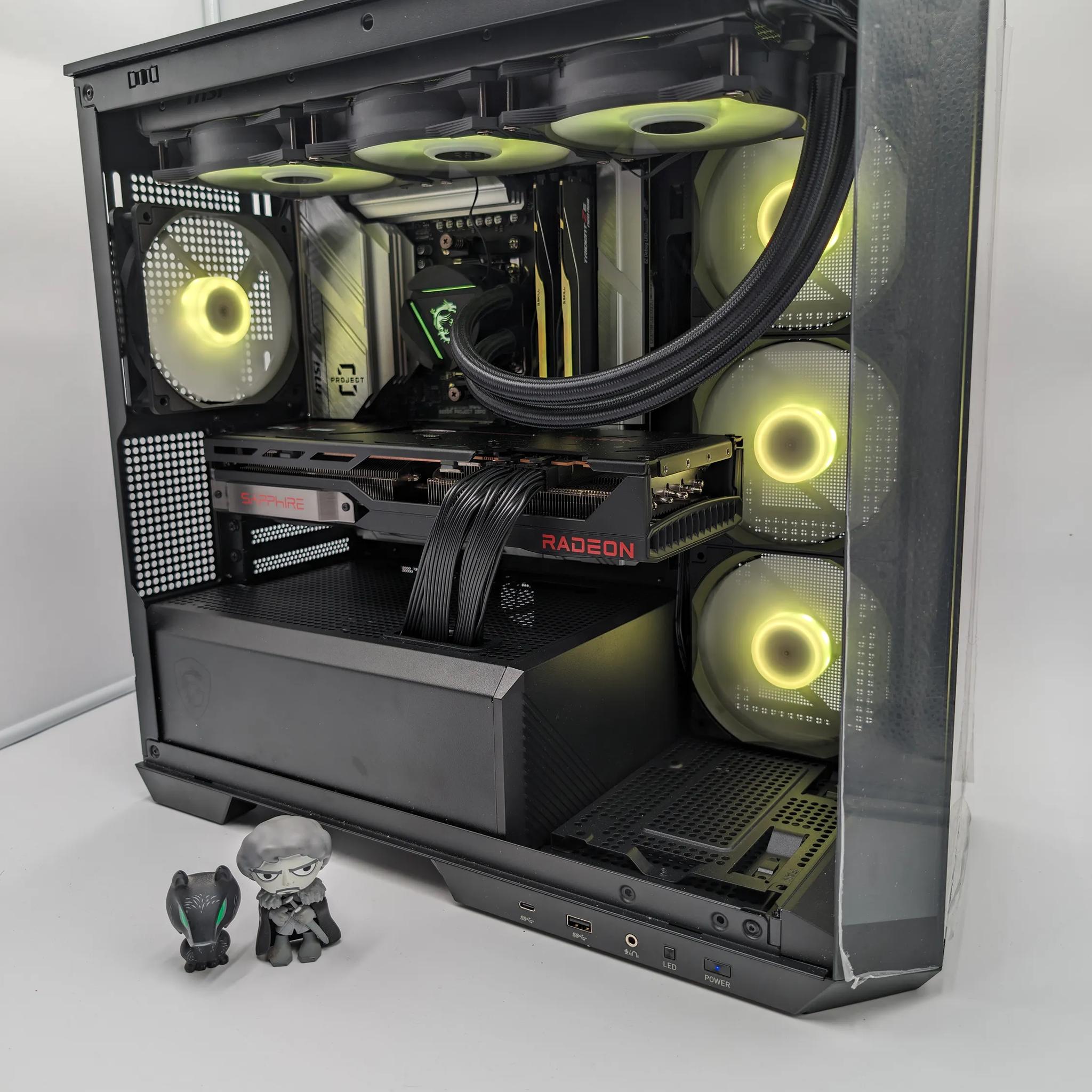 🟥 RUBY ZERO 🟥 MSI Project Zero - AMD Ryzen 7600x - AMD 7900 XT - 32GB DDR5 - 1TB - 1440p/4k System
