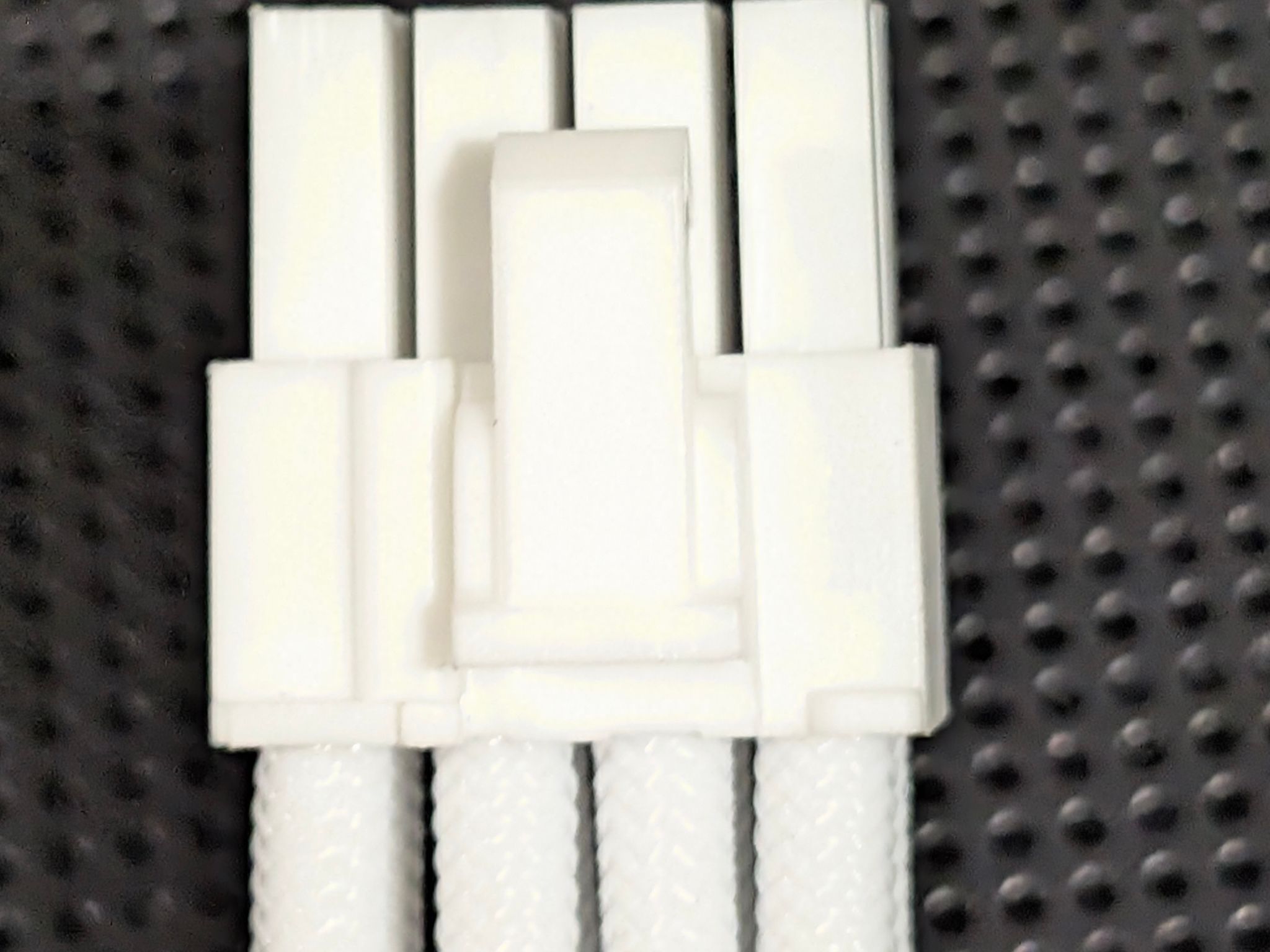 1x8 Pin PCIE White Cable Extension 16AWG