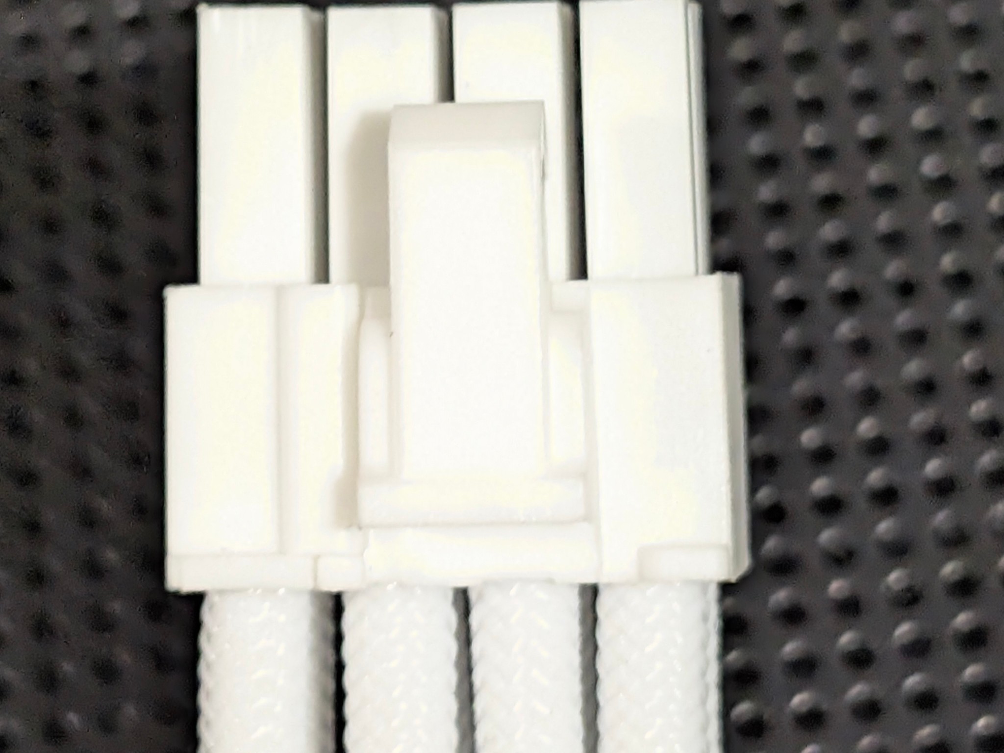 1x8 Pin PCIE White Cable Extension 16AWG