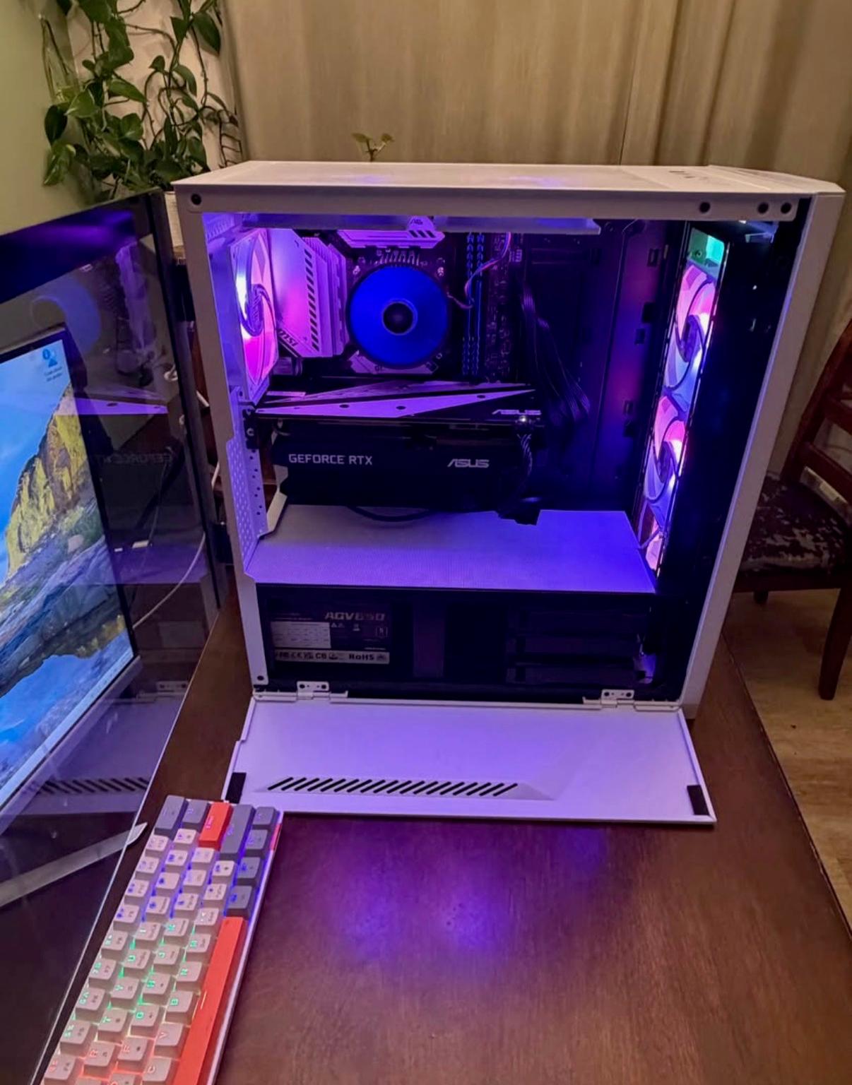 🐼 White & Black Panda Gaming PC  GeForce RTX 2060 Custom Gaming PC - Core i7-11700F, 16GB RAM
