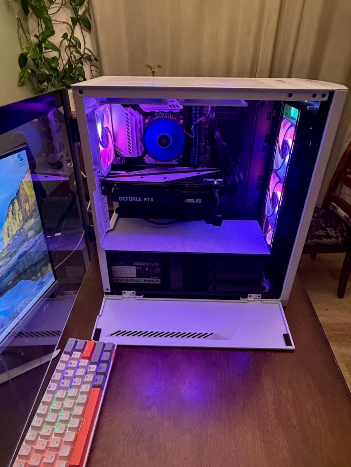 🐼 White & Black Panda Gaming PC  GeForce RTX 2060 Custom Gaming PC - Core i7-11700F, 16GB RAM