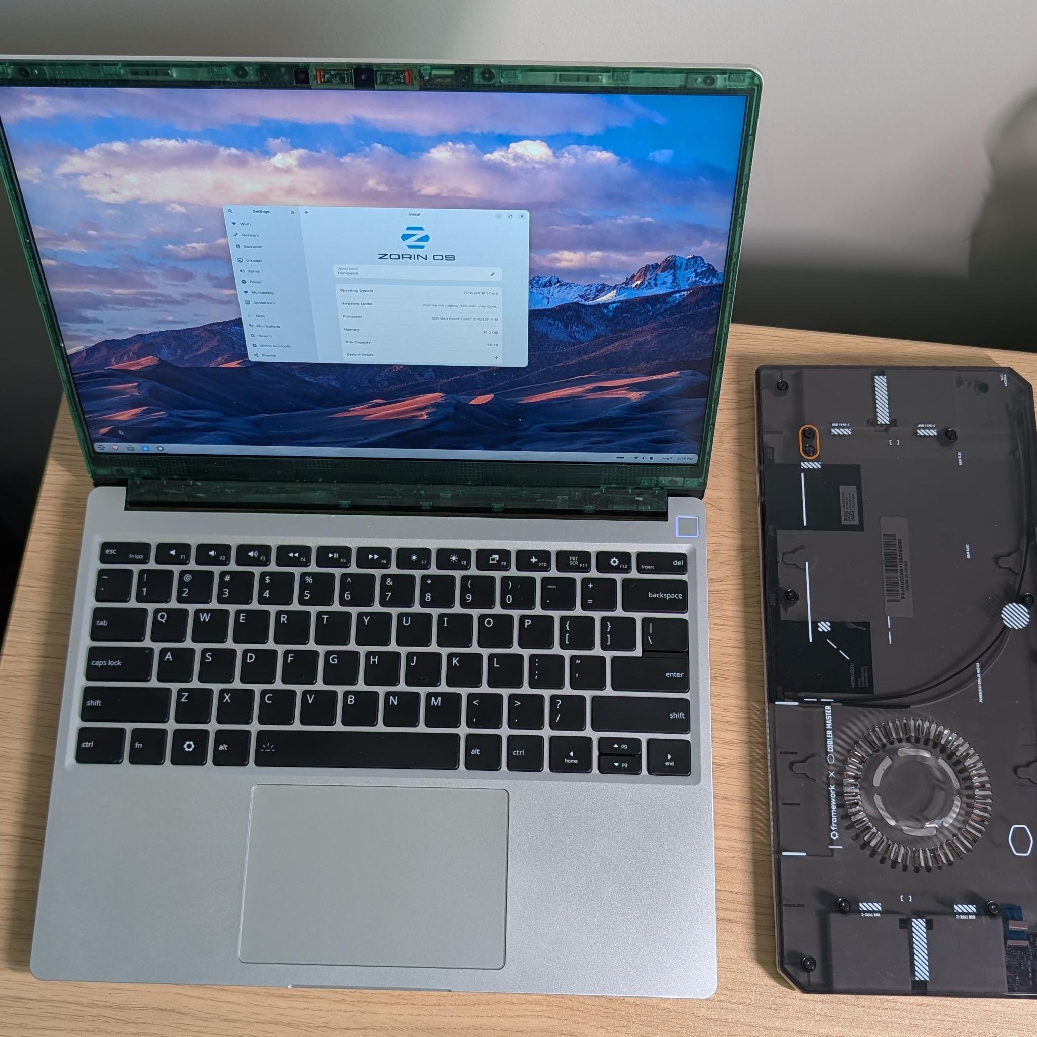 Preconfigured Zorin OS on Framework 13