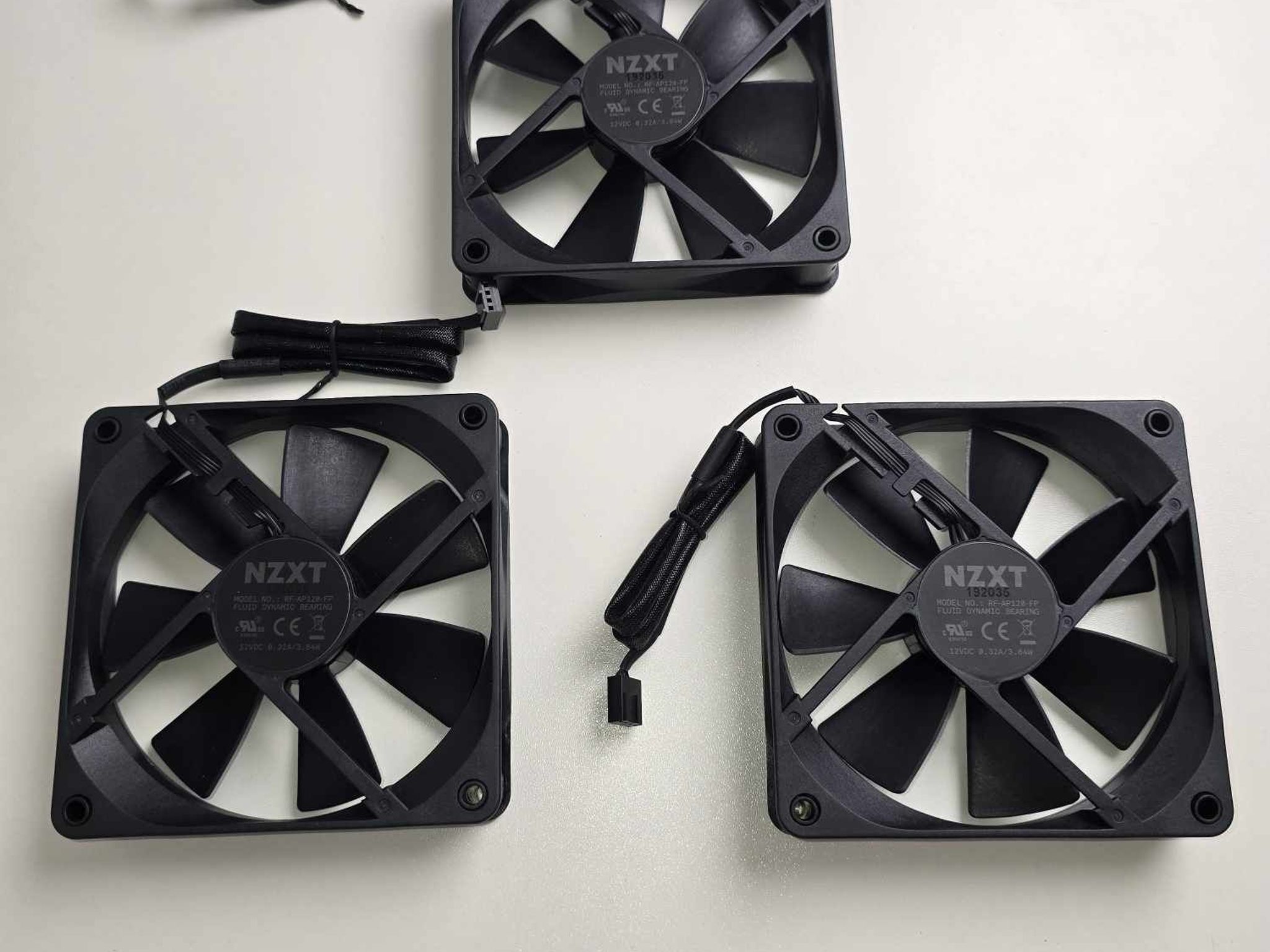 NZXT And Corsair Case Fans. 120MM PWM X5