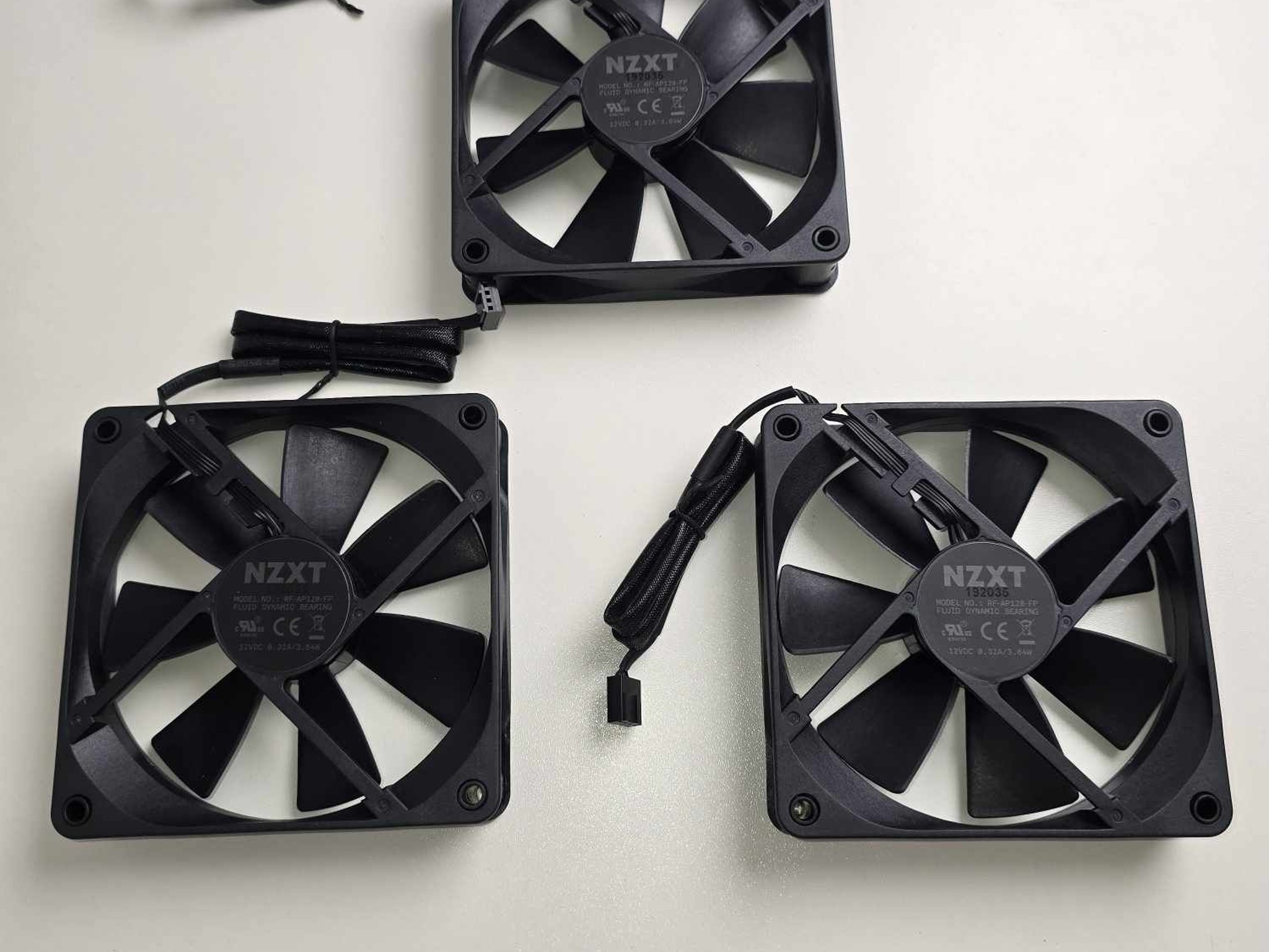 NZXT And Corsair Case Fans. 120MM PWM X5