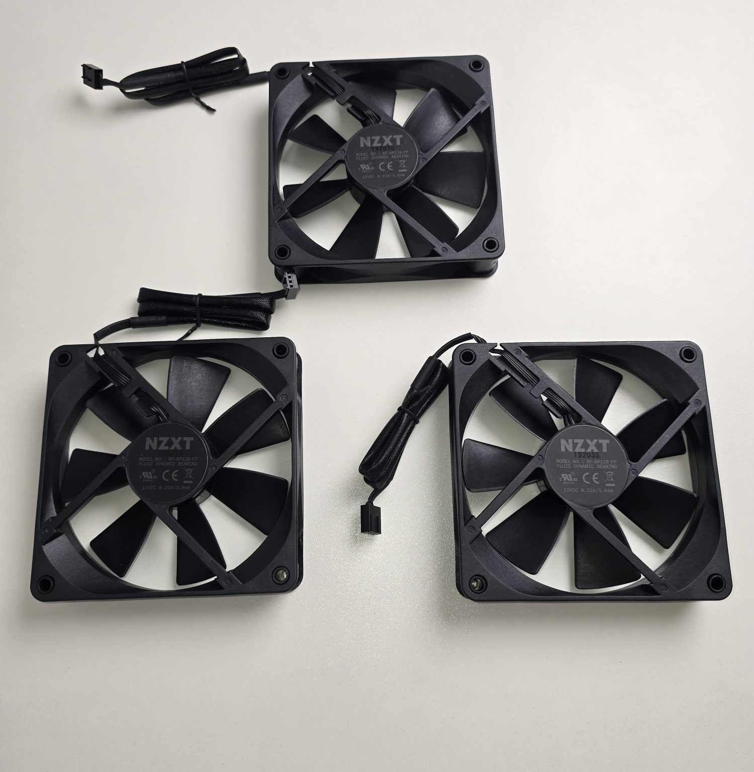 NZXT And Corsair Case Fans. 120MM PWM X5