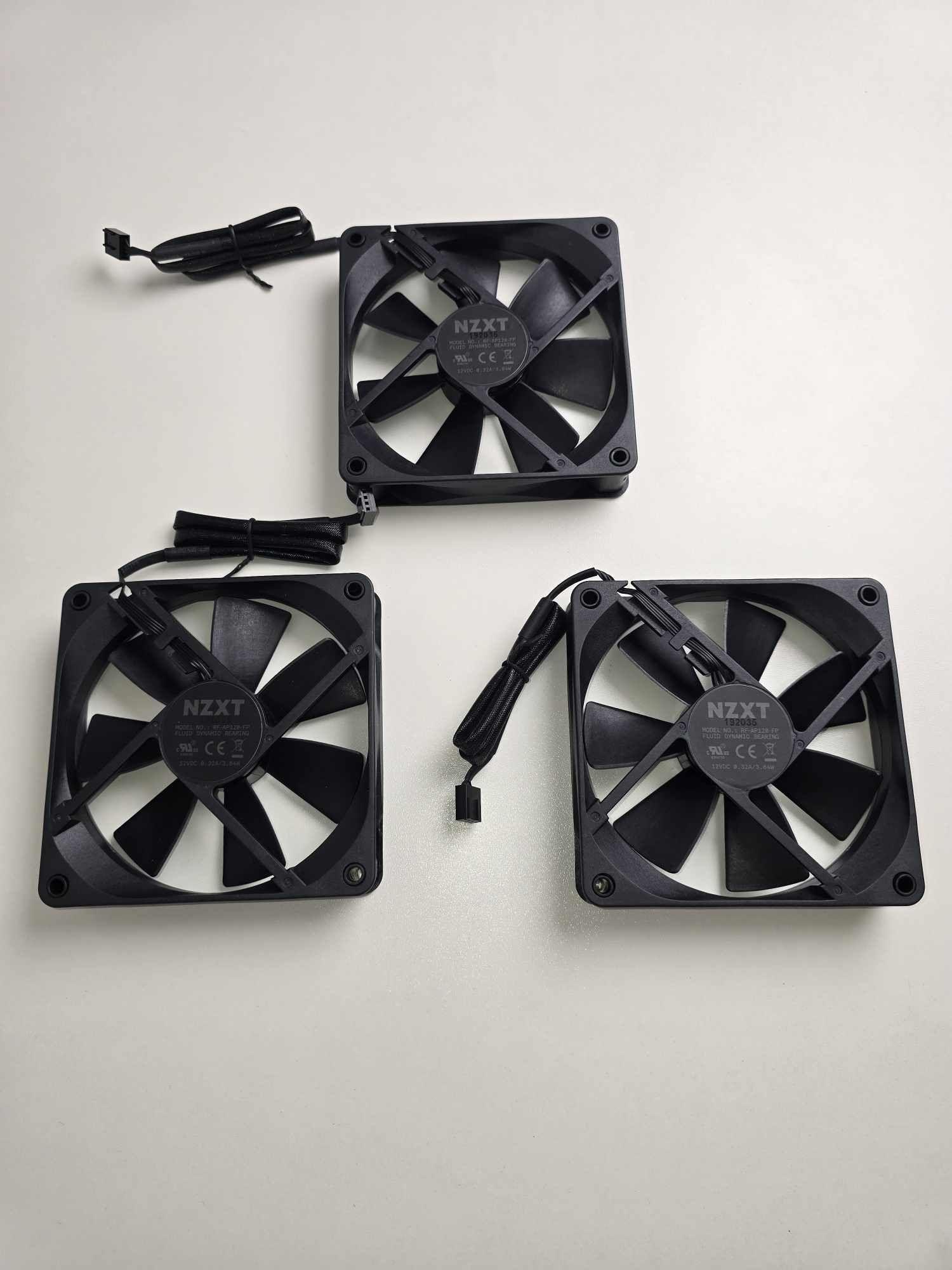 NZXT And Corsair Case Fans. 120MM PWM X5