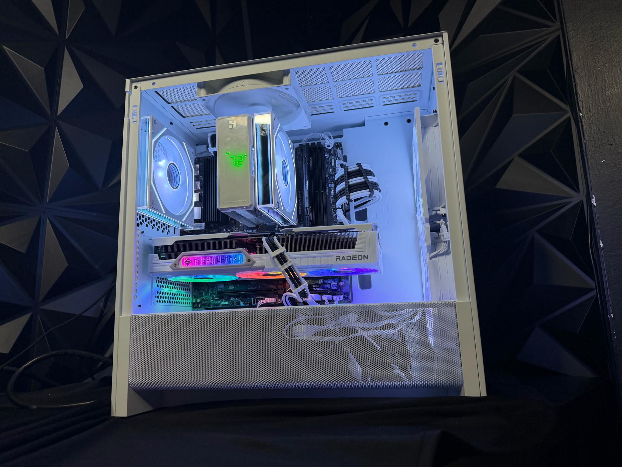 ⚪⚫⚡ MID YANG BANG ⚡⚫⚪ Ryzen 5 9600X| RX 9060XT| 16 GB DDR5| 1.25 TB NVMe| 650W PSU