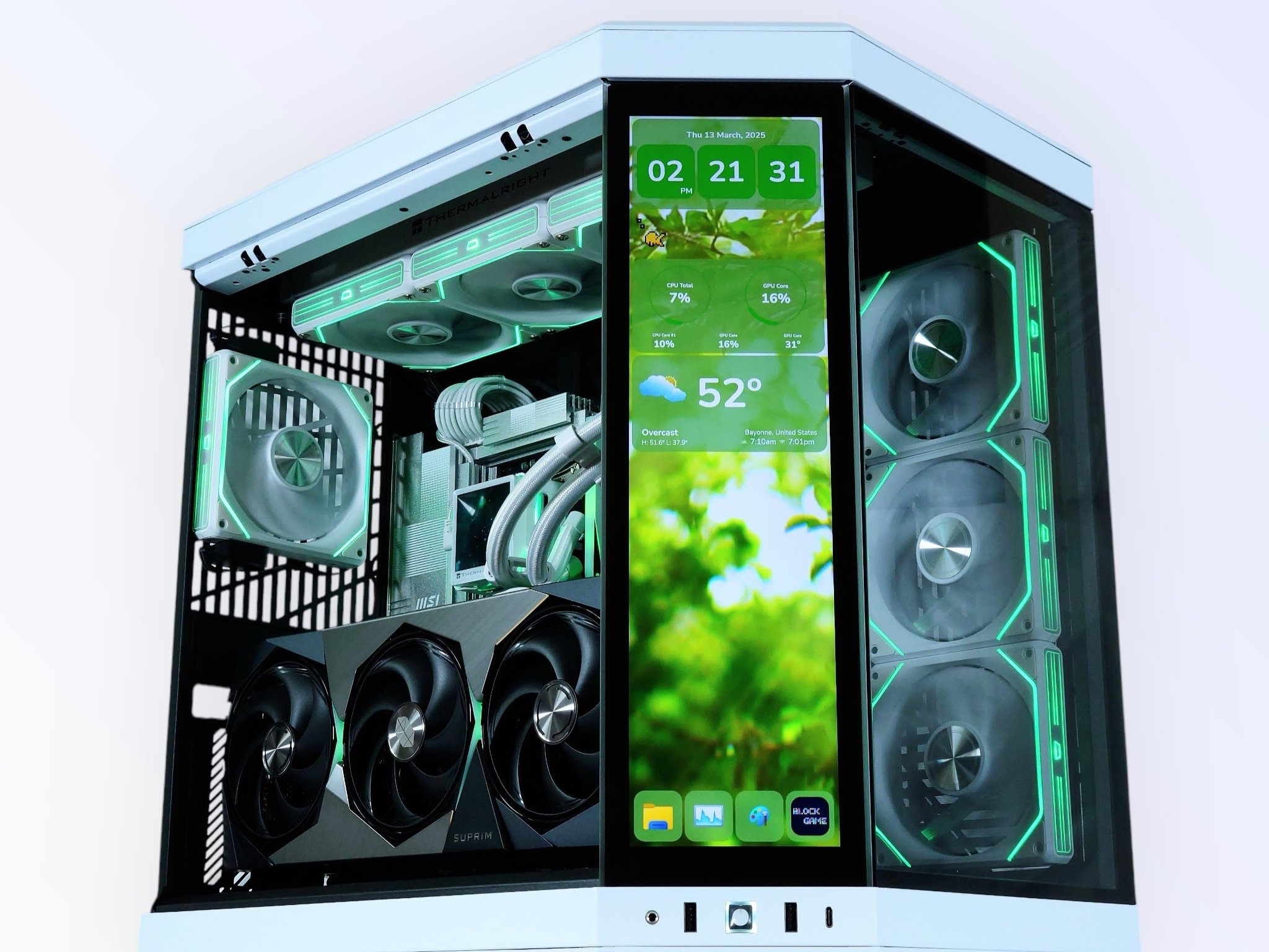 🤩🤍🖤Dream Gaming PC🏆Nvidia RTX 5080 16GB🏆 AMD Ryzen 7 9800X3D 3D V-Cache🏆 32GB DDR5🏆2TB NVME