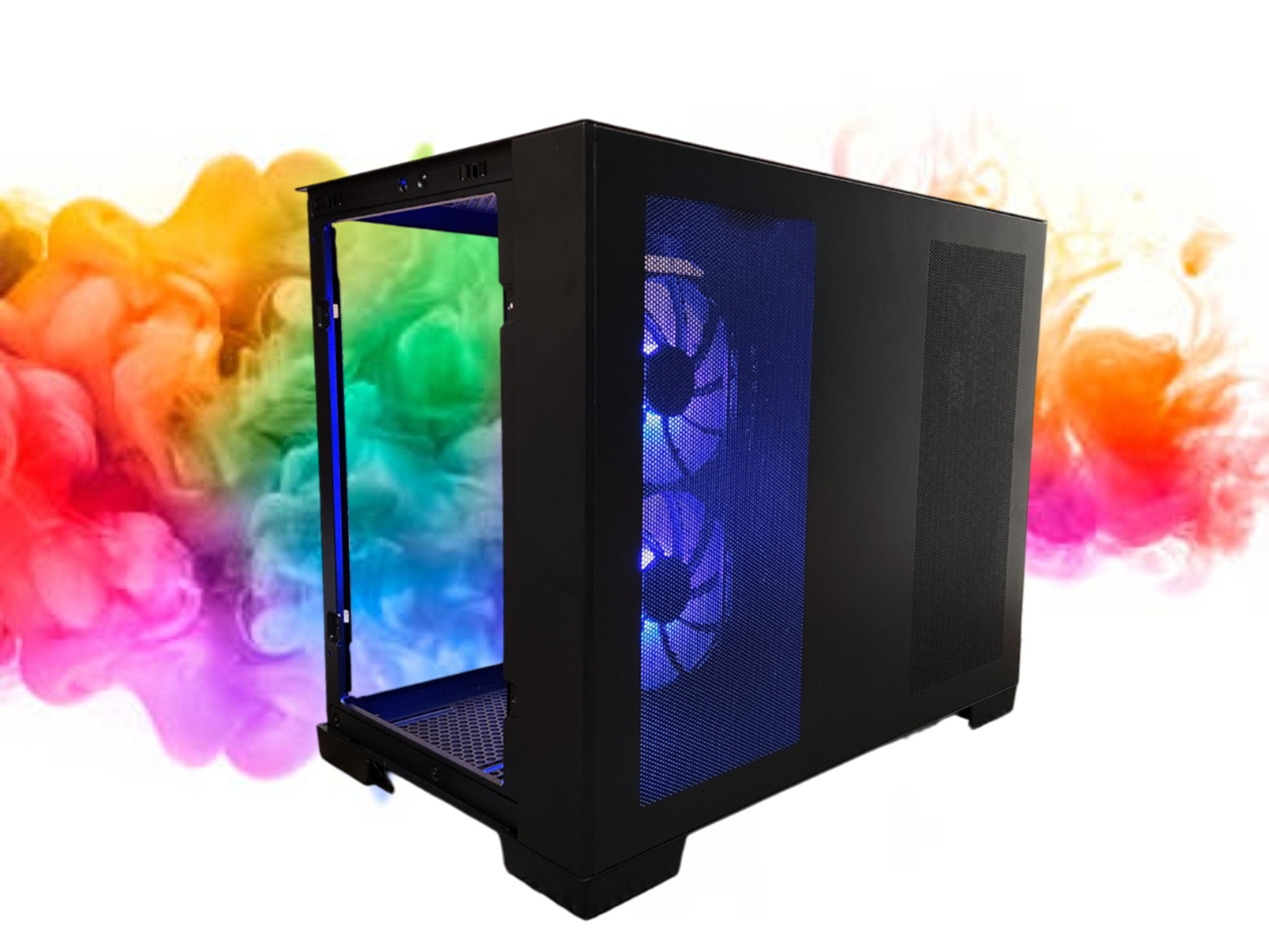 SALE: RTX 2080 + Ryzen 5 5500 + 16GBs DDR4 RAM + 1TB SSD + 3 Fans ( Black RGB Gaming PC )