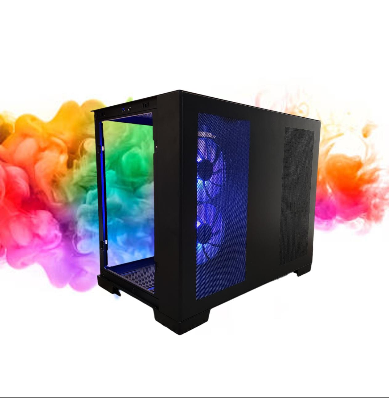 SALE: RTX 2080 + Ryzen 5 5500 + 16GBs DDR4 RAM + 1TB SSD + 3 Fans ( Black RGB Gaming PC )