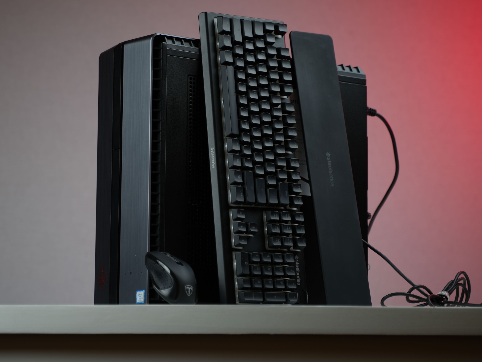 “OMNFORM 0” RX 460 Intel Core i3 7100 8GB .7TB Windows 11 Gaming PC Powerstation