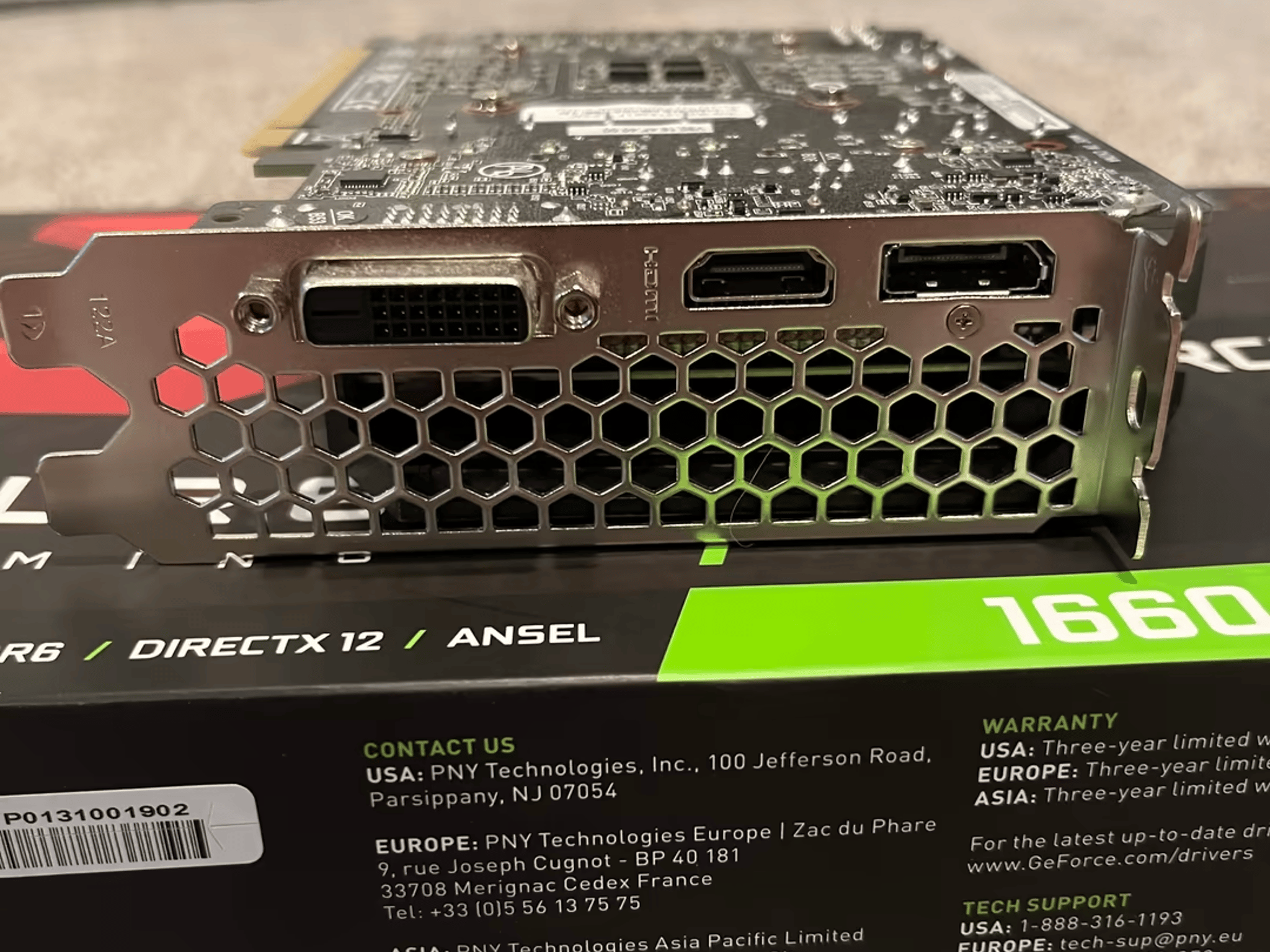 Used - PNY GeForce GTX 1660 Super 6Gb Black - Used
