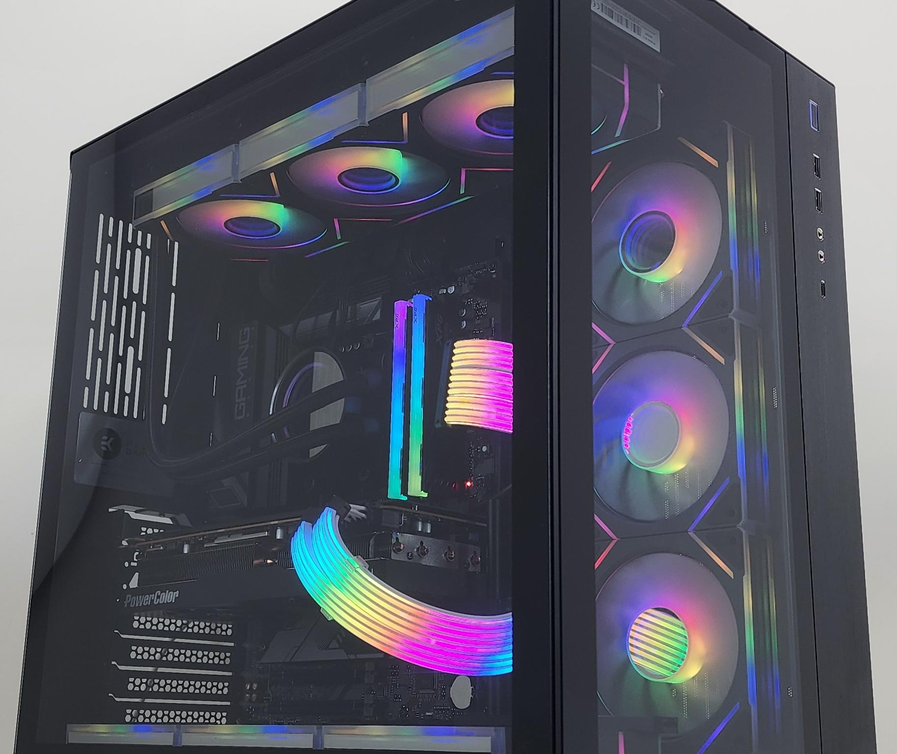 Gaming PC Ryzen 7 7800X3D 32GB RAM 1TB SSD RX 7800 XT 16GB Windows 11 Computer
