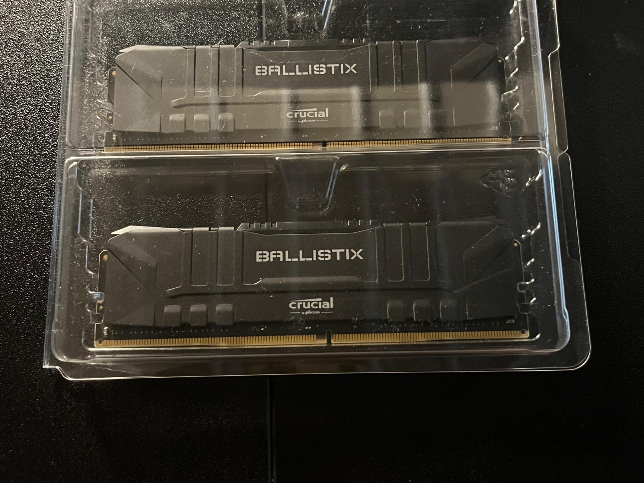 75$ BALLISTIX CRUCIAL DDR4 2x8 16 RAM
