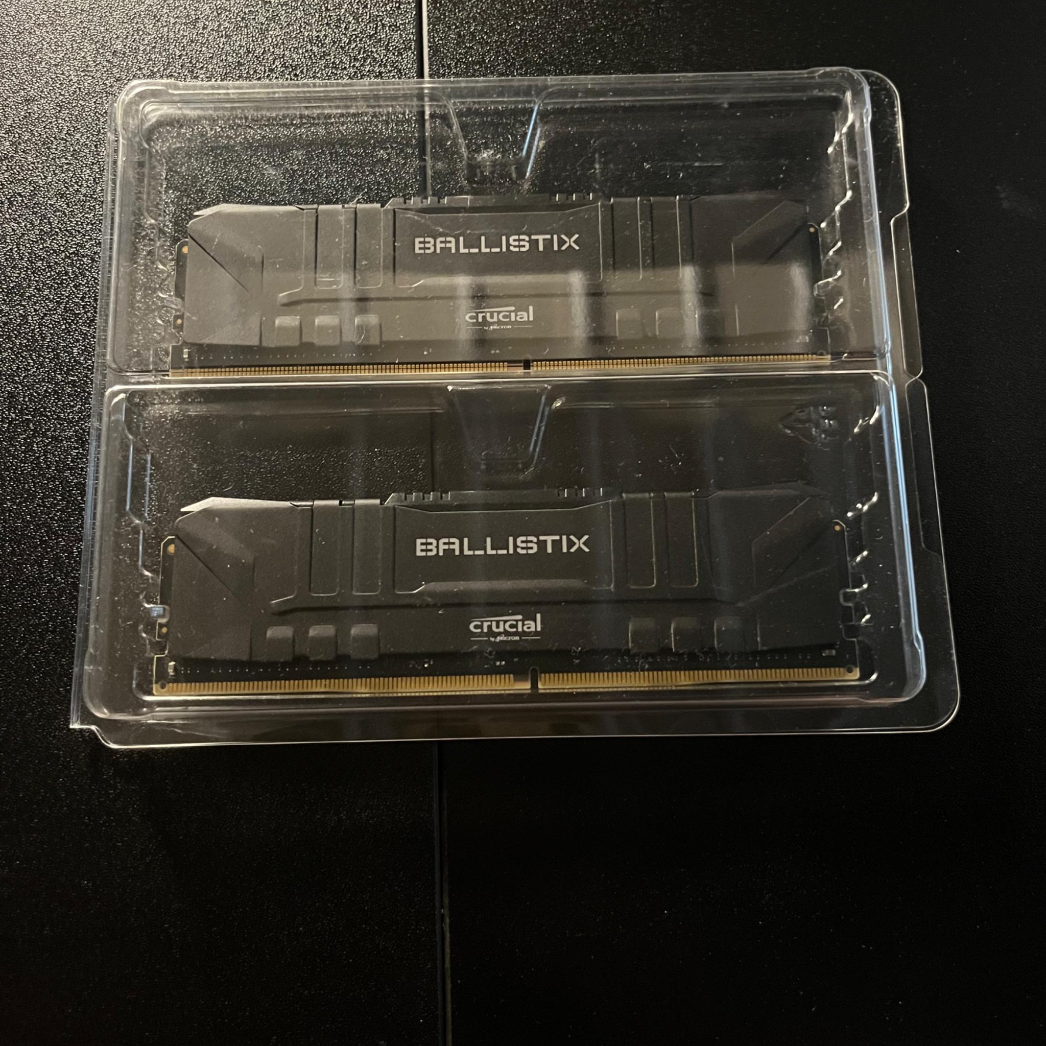 75$ BALLISTIX CRUCIAL DDR4 2x8 16 RAM