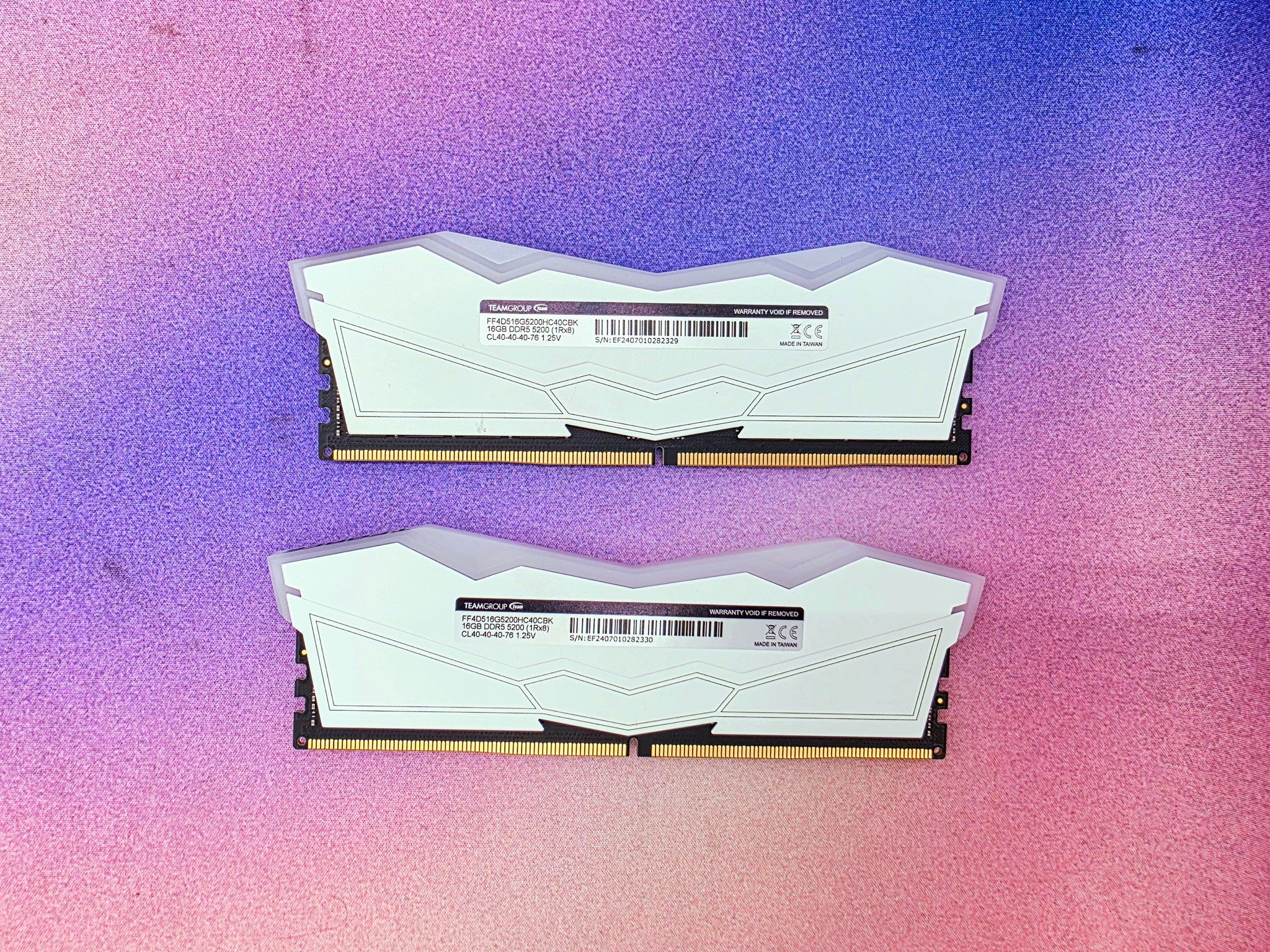 TEAMGROUP T-Force Delta RGB DDR5 Ram 32GB (2x16GB) 5200MHz CL40