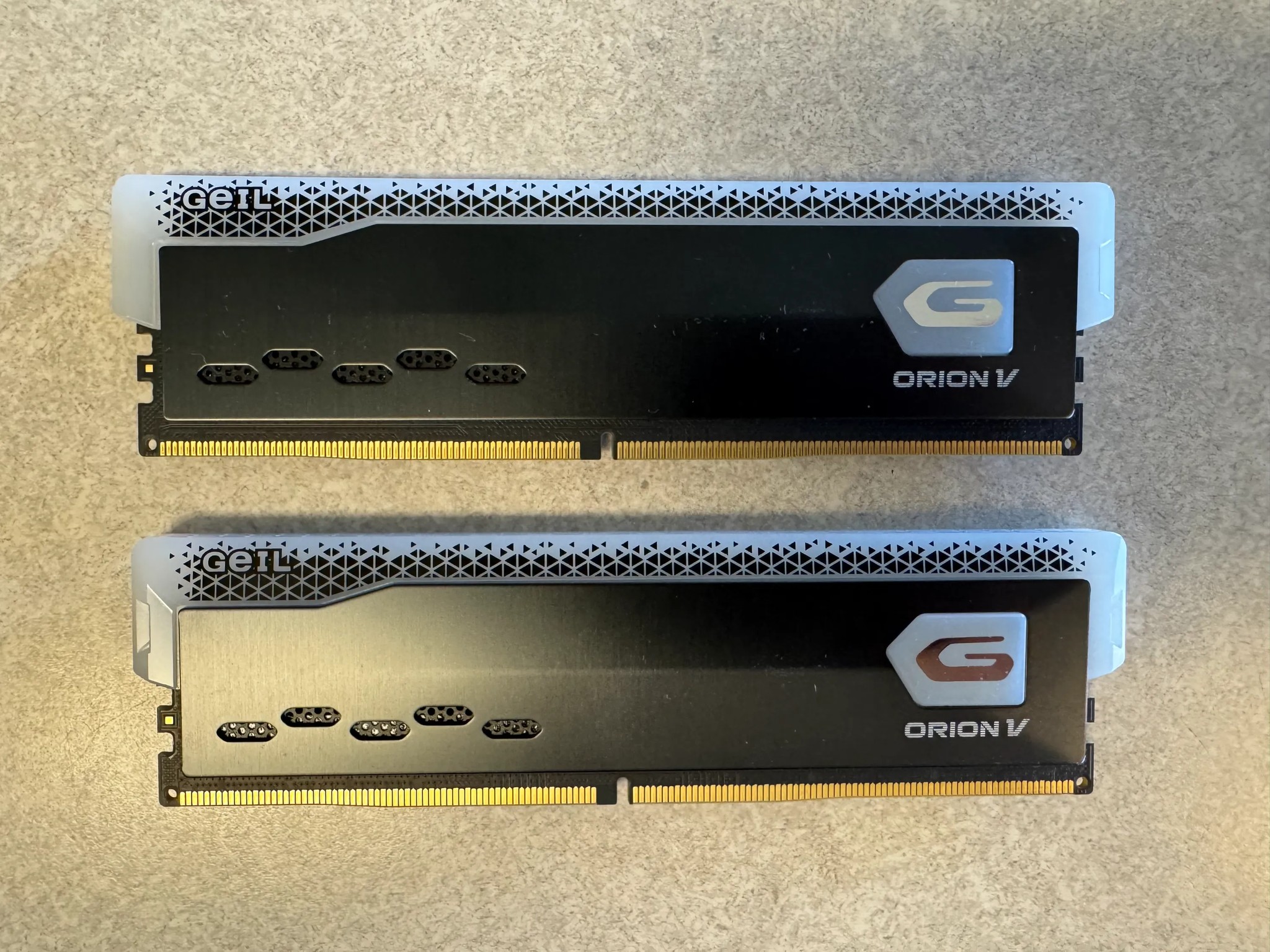 GEIL Orion V 32GB (2x16GB) DDR5 5600 Memory - Black with RGB - Excellent