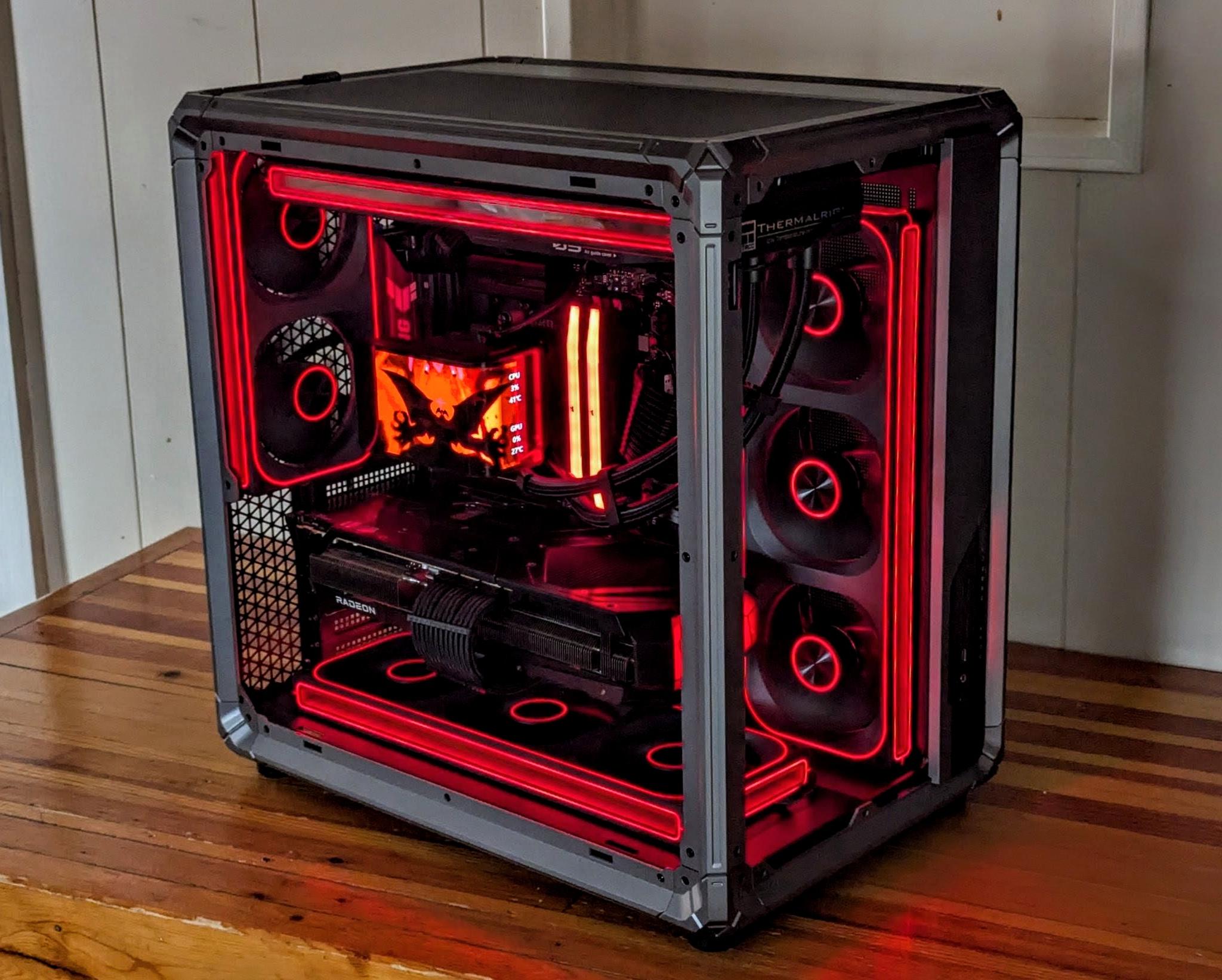 👹 The Red Devil | Ryzen 7 7800X3D | RX 9070 XT | 32GB DDR5 | 2TB 👹
