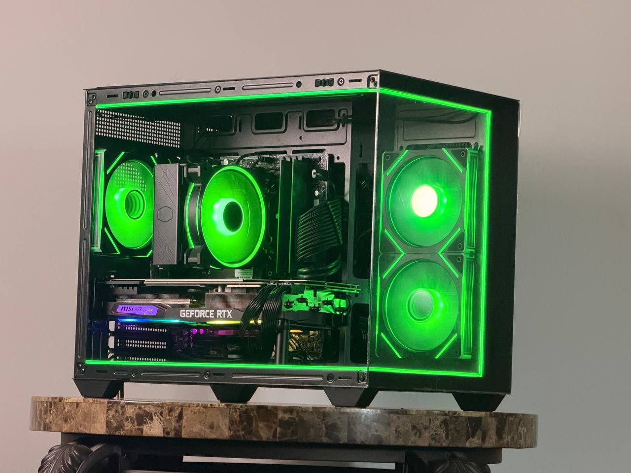 FREE SHIP 🖤🌈 Black RGB Gaming PC | RTX 2070 Super | Core i7-9700F | 512 GB SSD | 16 GB DDR4 🌈🖤