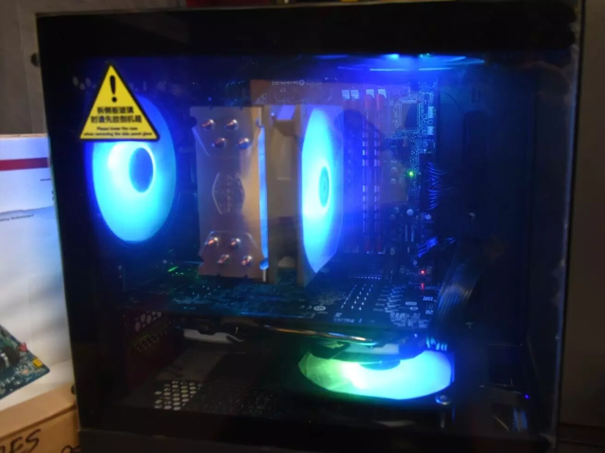 GAMING PC INTEL i7 3770 rx580 8 gb 24gb ram 500 WT PSU BUILT IN WIFI & BLUETOOH 512gbm.2 500gb HHd