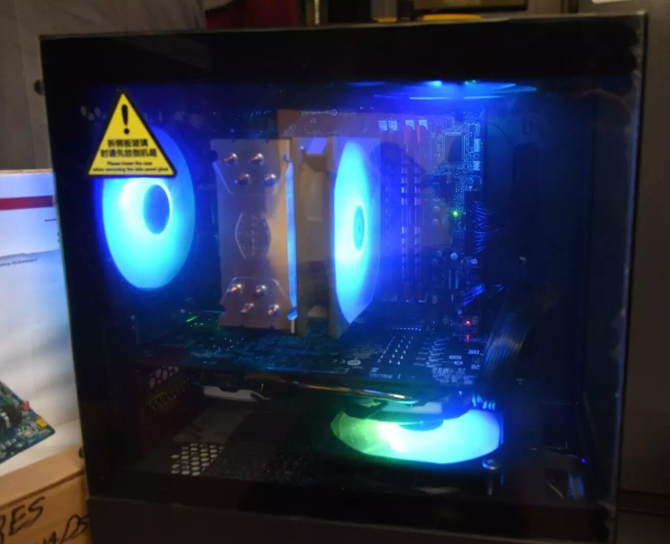 GAMING PC INTEL i7 3770 rx580 8 gb 24gb ram 500 WT PSU BUILT IN WIFI & BLUETOOH 512gbm.2 500gb HHd