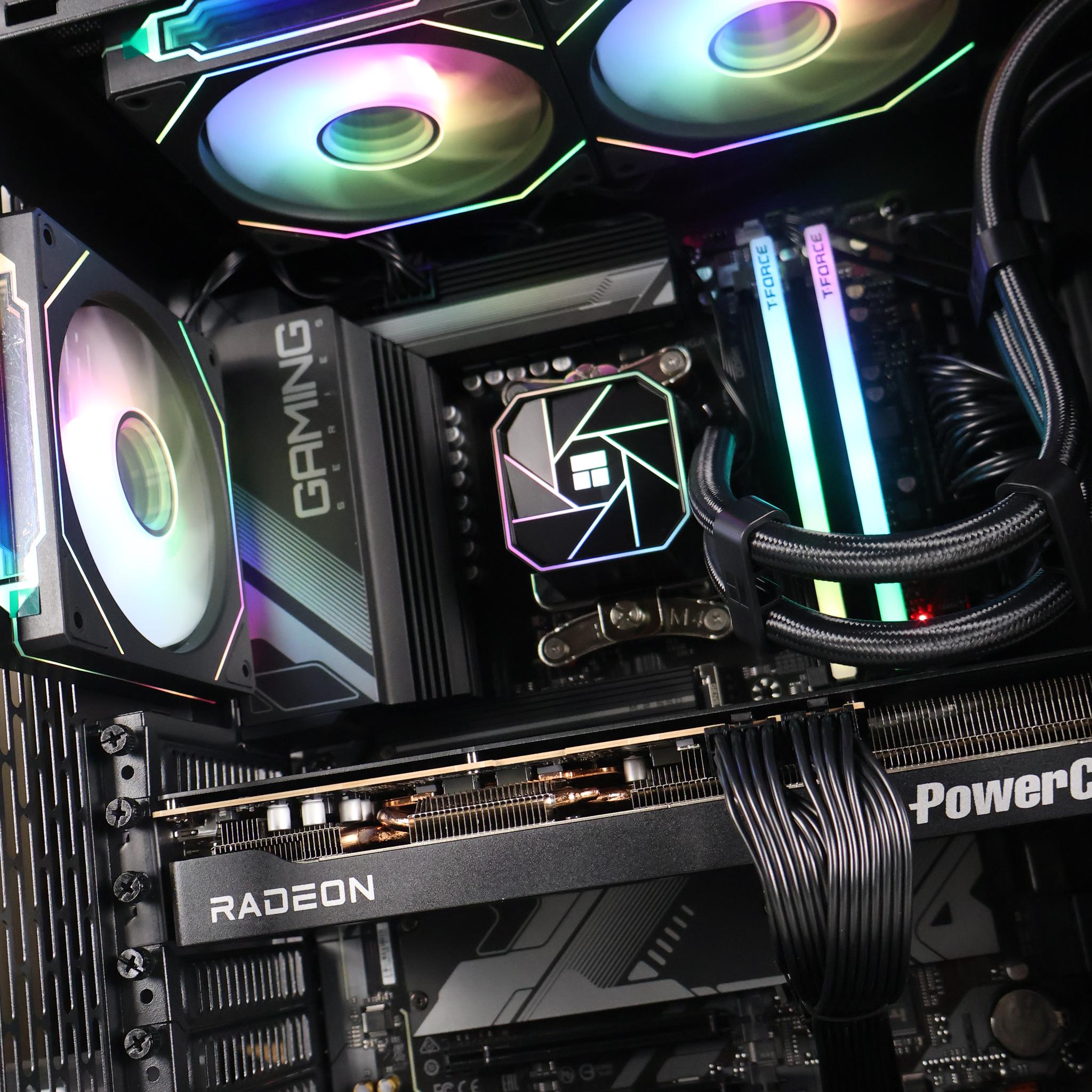 ⚫ Ryzen 7 9700X/RX 9070XT 16GB Gaming/Streaming PC ⚫