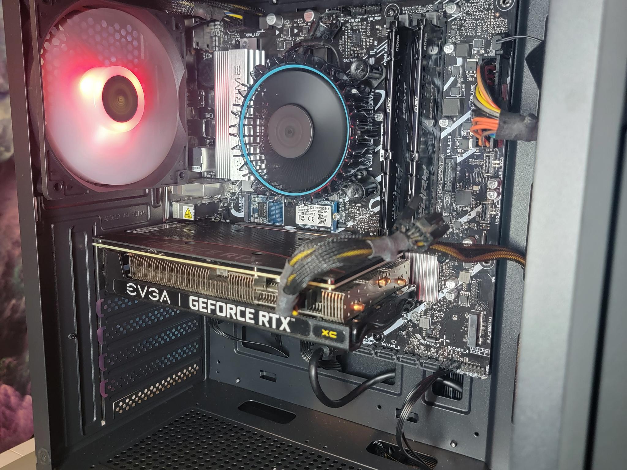 EVGA RTX 3060 12GB + Intel Core i3 12100f PC Build #28