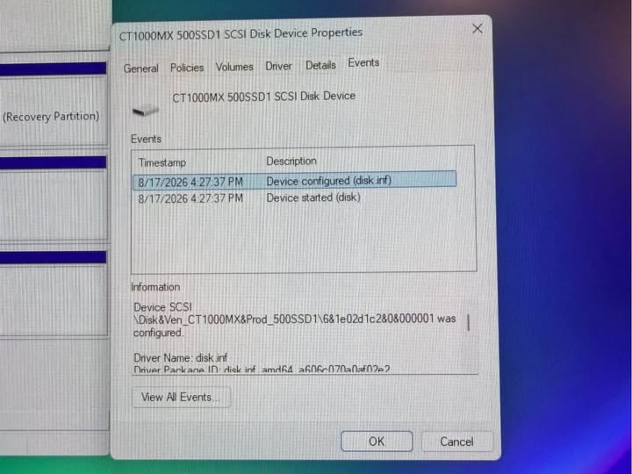 Crucial CT1000MX 1TB 2.5-inch SATA Internal SSD