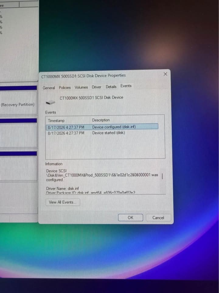 Crucial CT1000MX 1TB 2.5-inch SATA Internal SSD