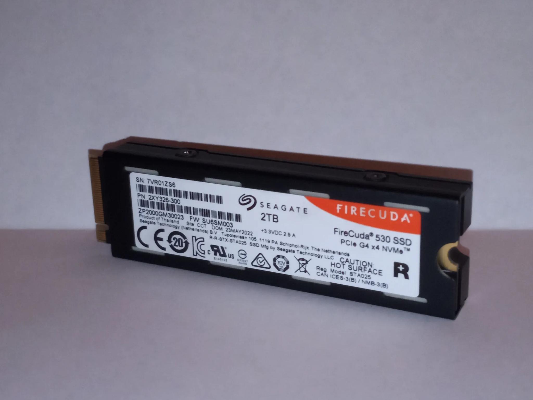 2TB Seagate Firecuda 530 NVMe SSD Gen 4 w/Heatsink