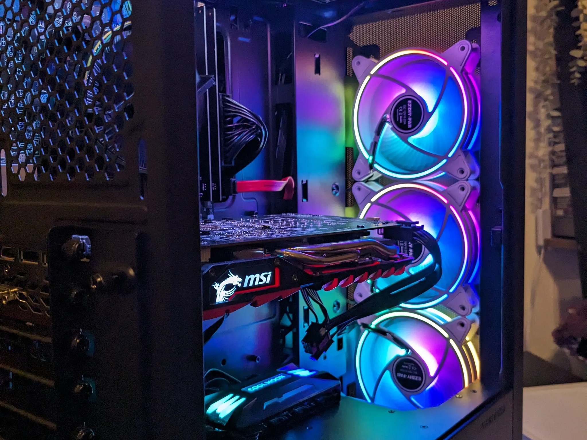 FREE SHIP || "RGBeam" || i5-7600, 16GB RAM, RX 470 8GB, 480GB SSD, Win11, WiFi