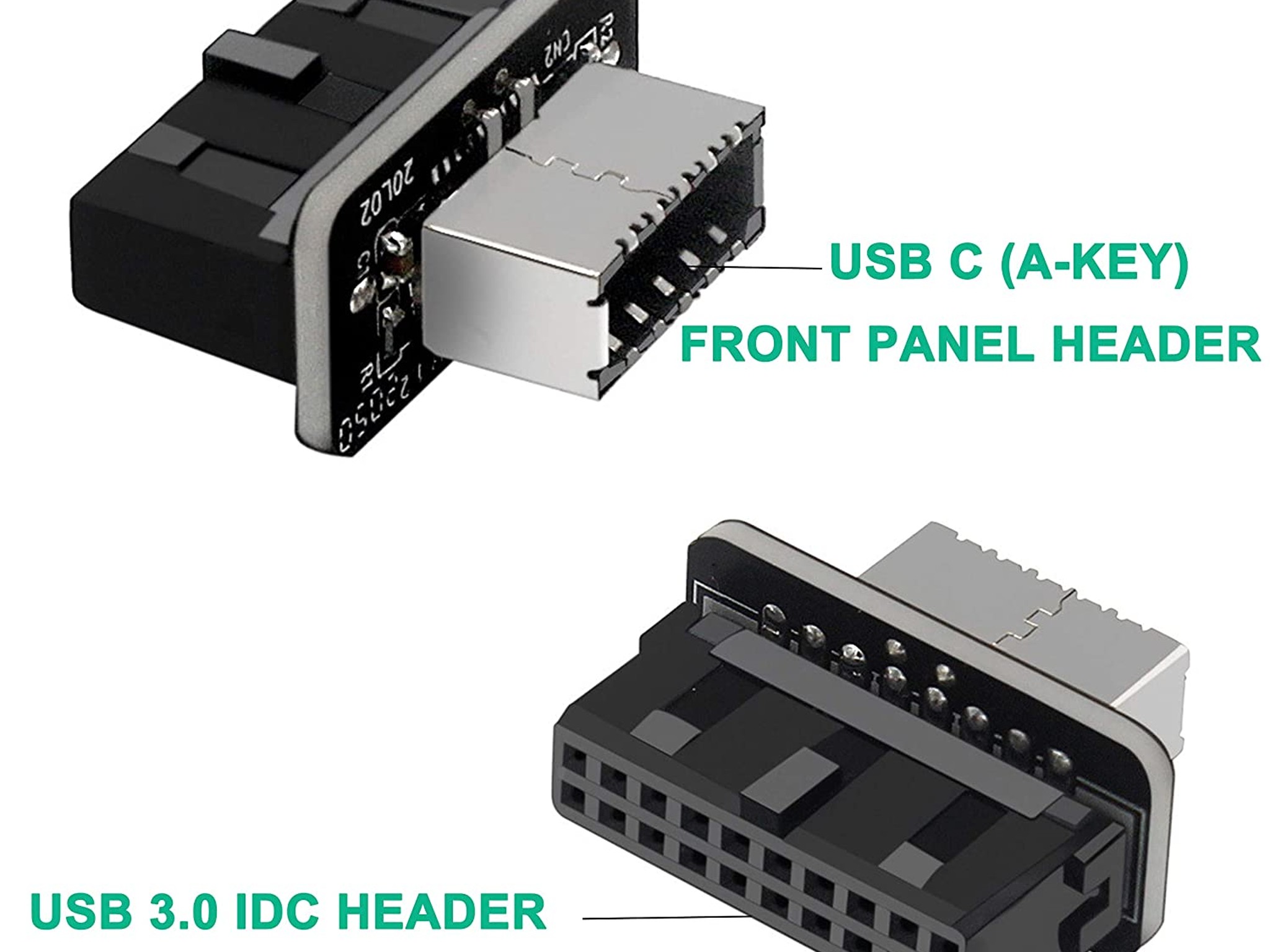 USB 3.0 Internal Header to USB 3.1/3.2 Type C Converter For Computer Motherboard