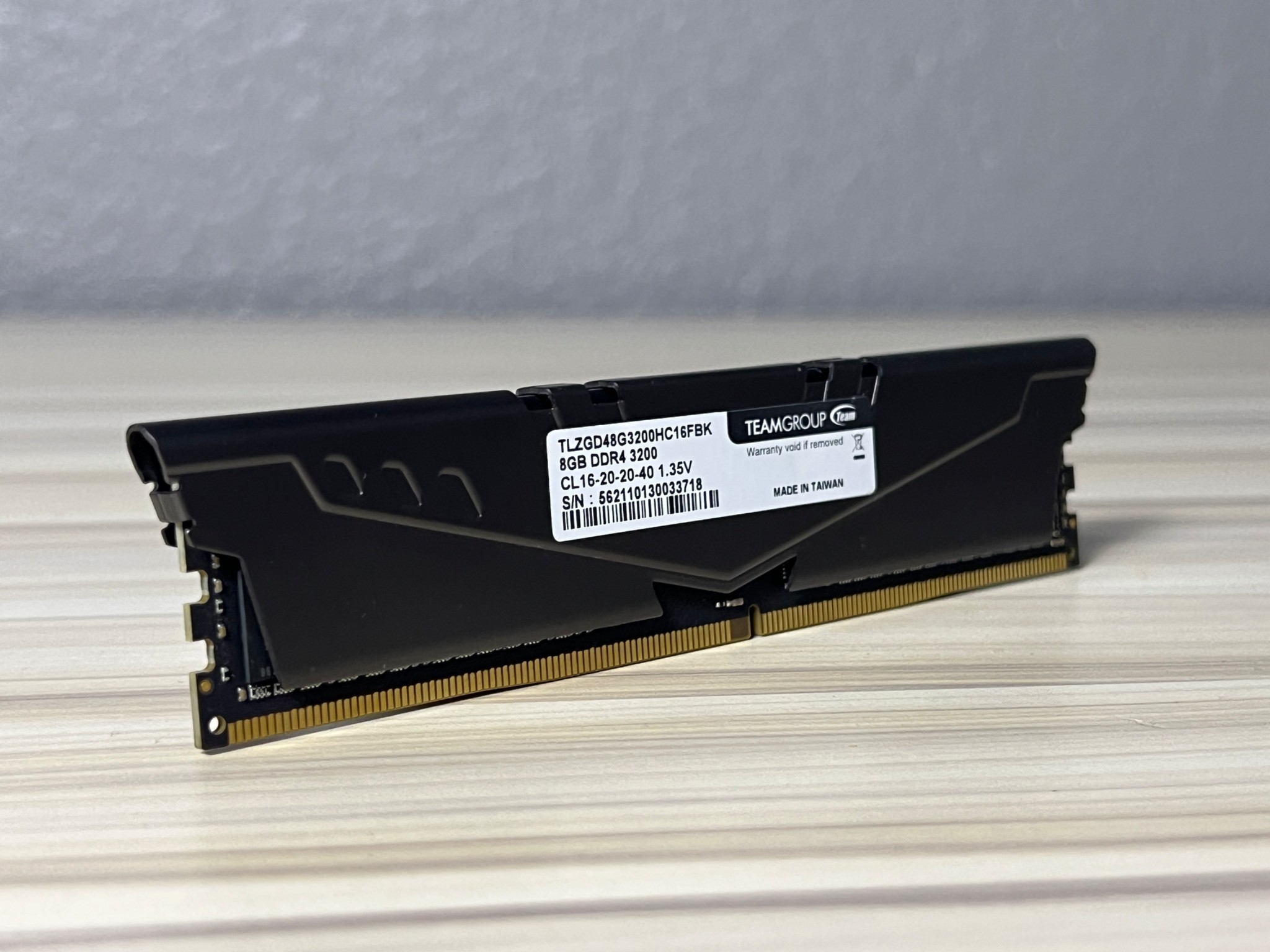 Teamgroup T-Force Vulcan 8gb (1x8gb) 3200MHz DDR4 RAM
