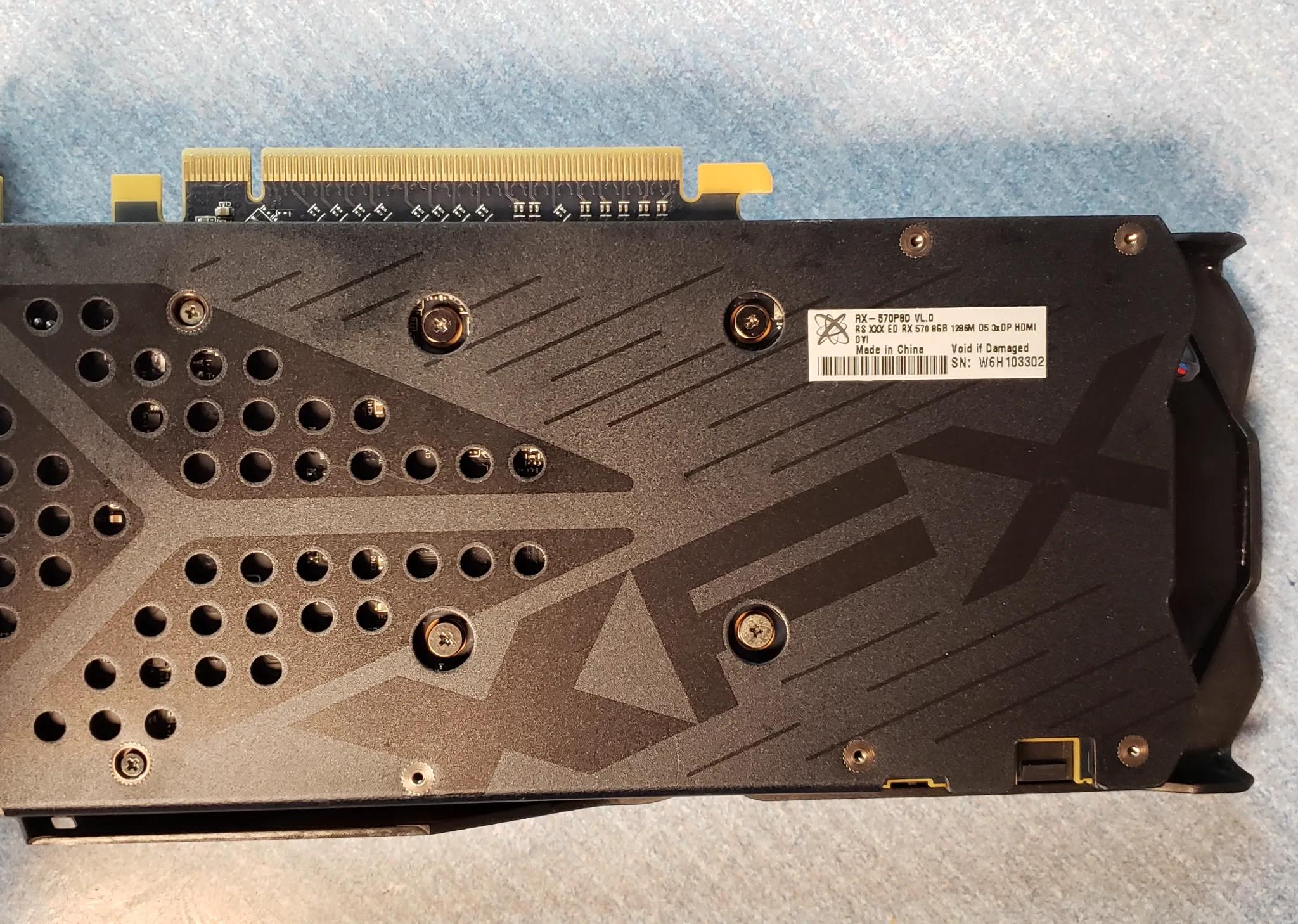 XFX RX 570 8gb model RS XXX Edition